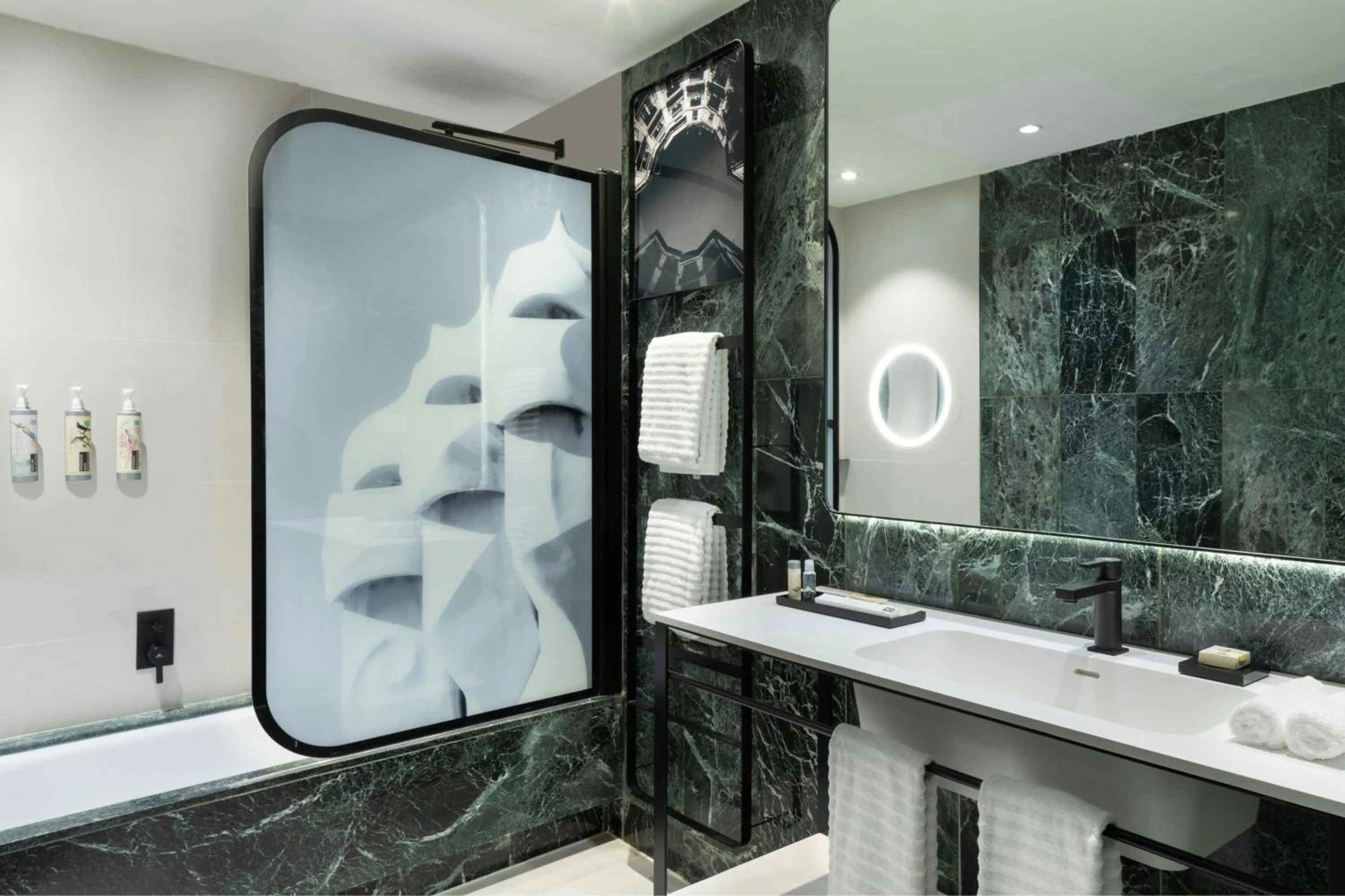 Bathroom in Renaissance Barcelona Hotel