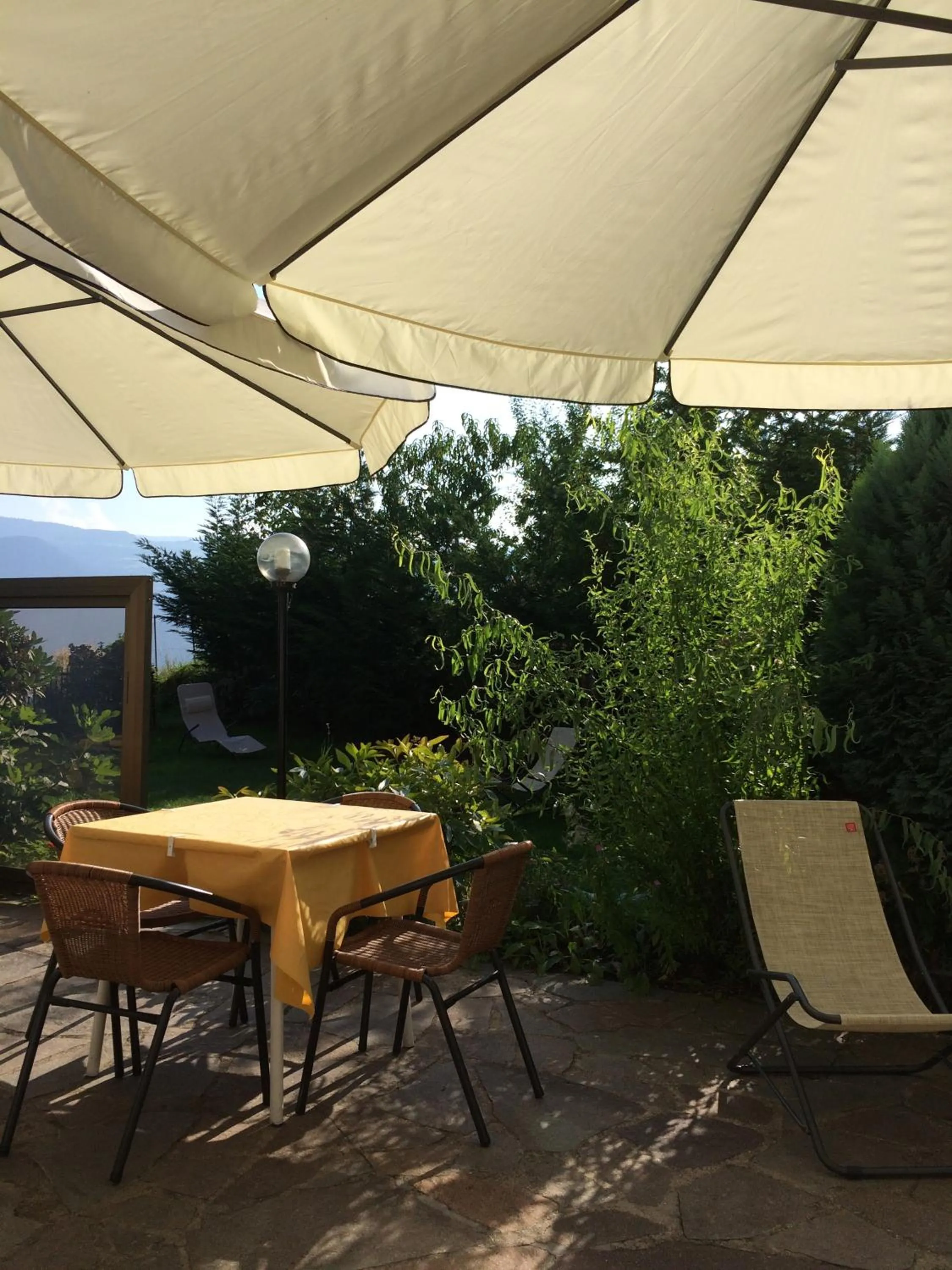 Patio in Pension an der Mayenburg