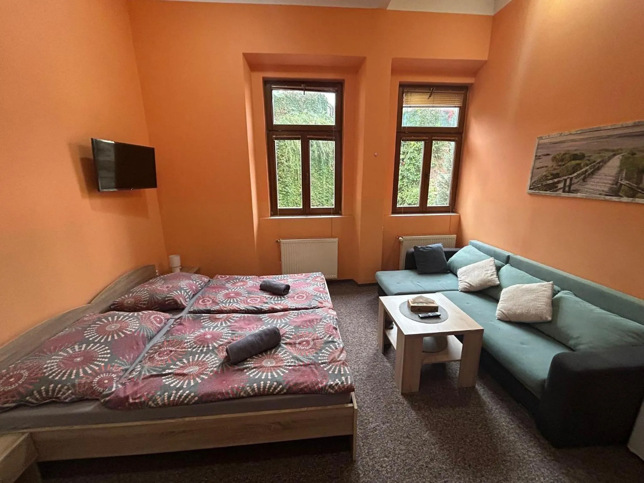 Bed in Thermal Apartments