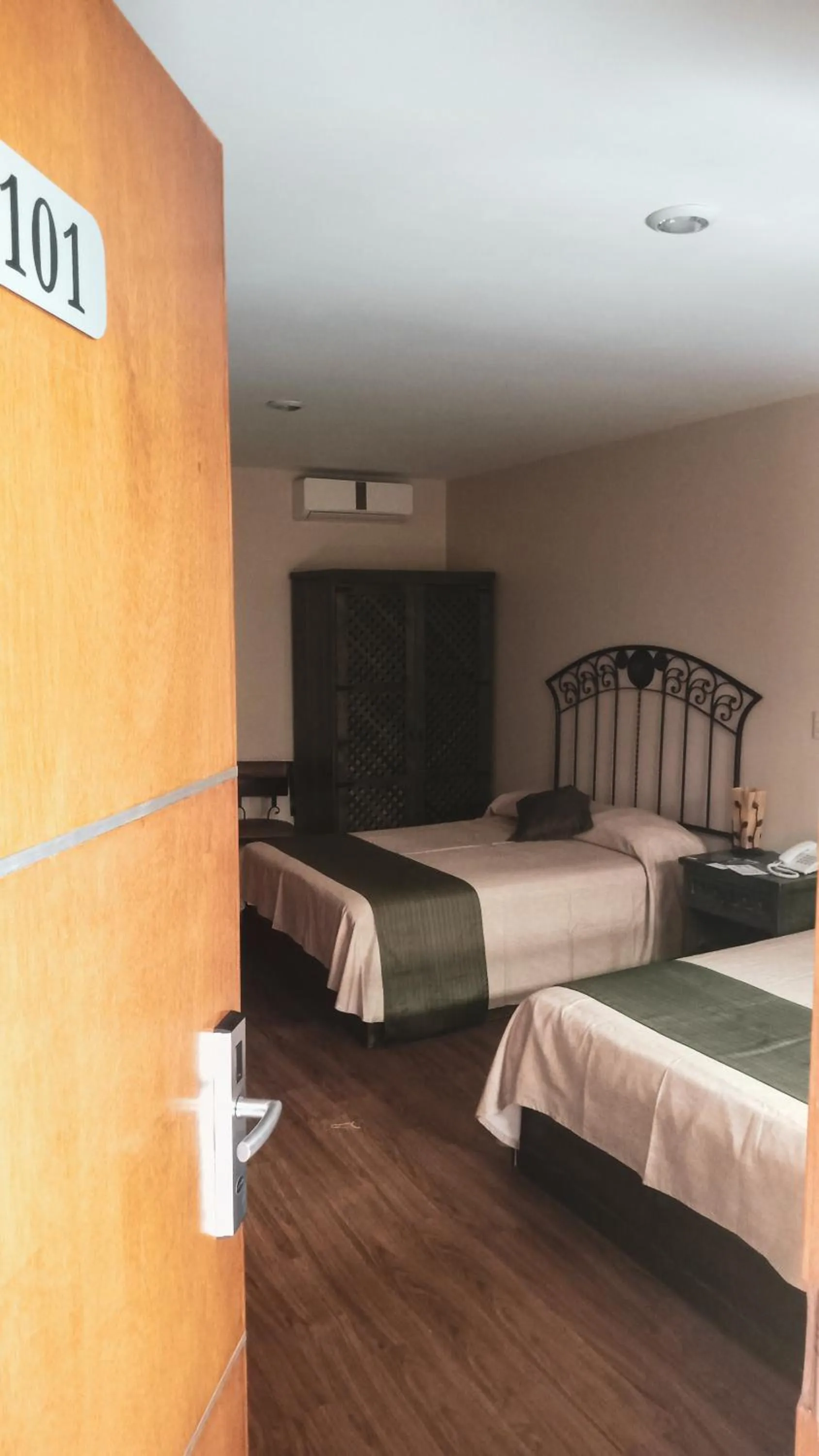 Bed in HOTEL PLAZA PACHUCA