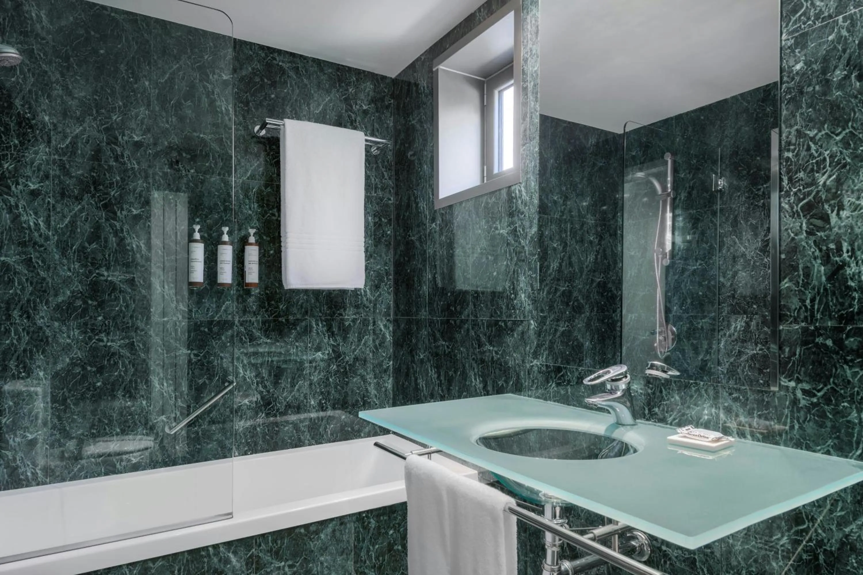 Bathroom in AC Hotel Los Vascos by Marriott