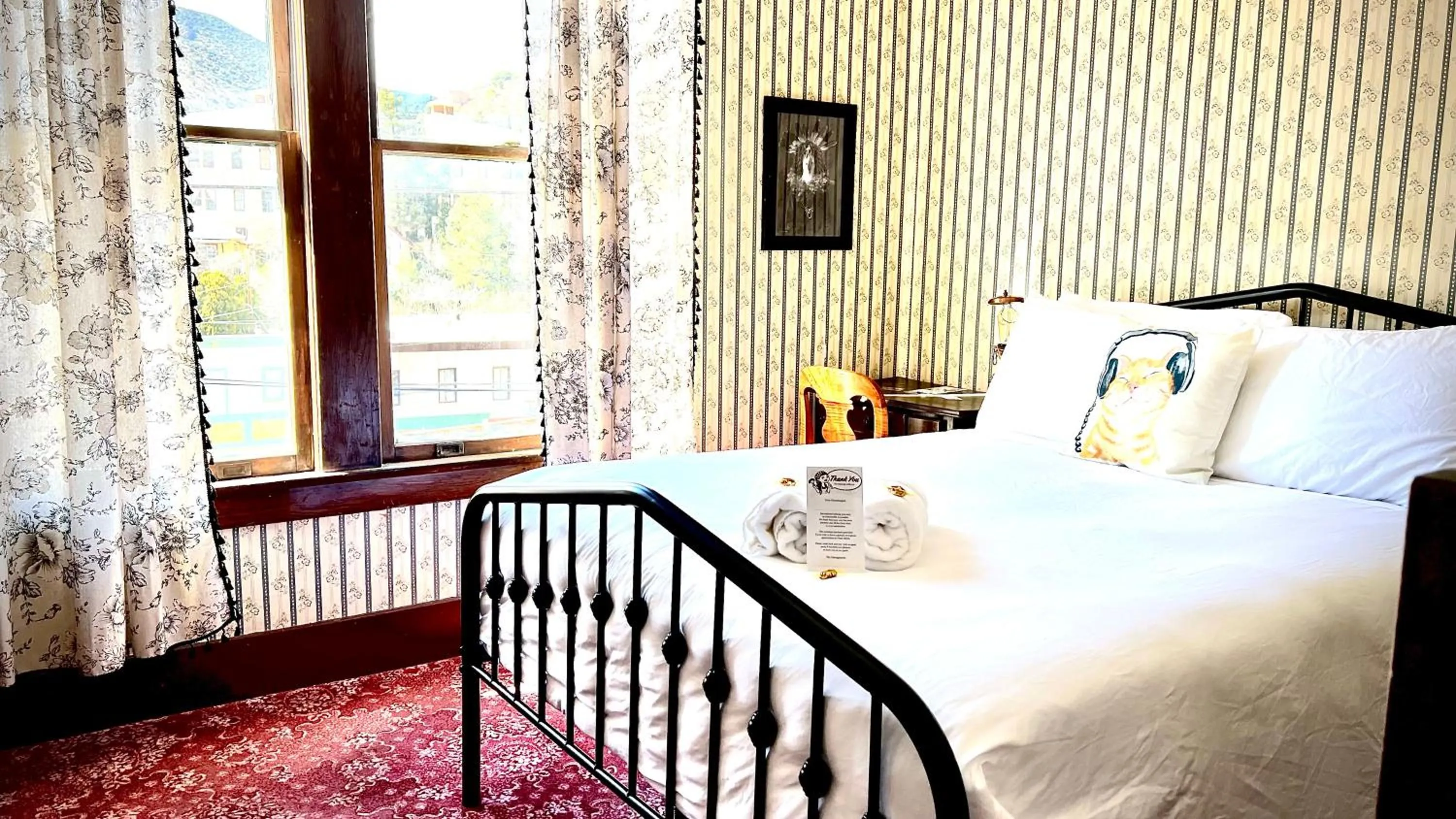 Bed in Hotel La More at The Bisbee Inn