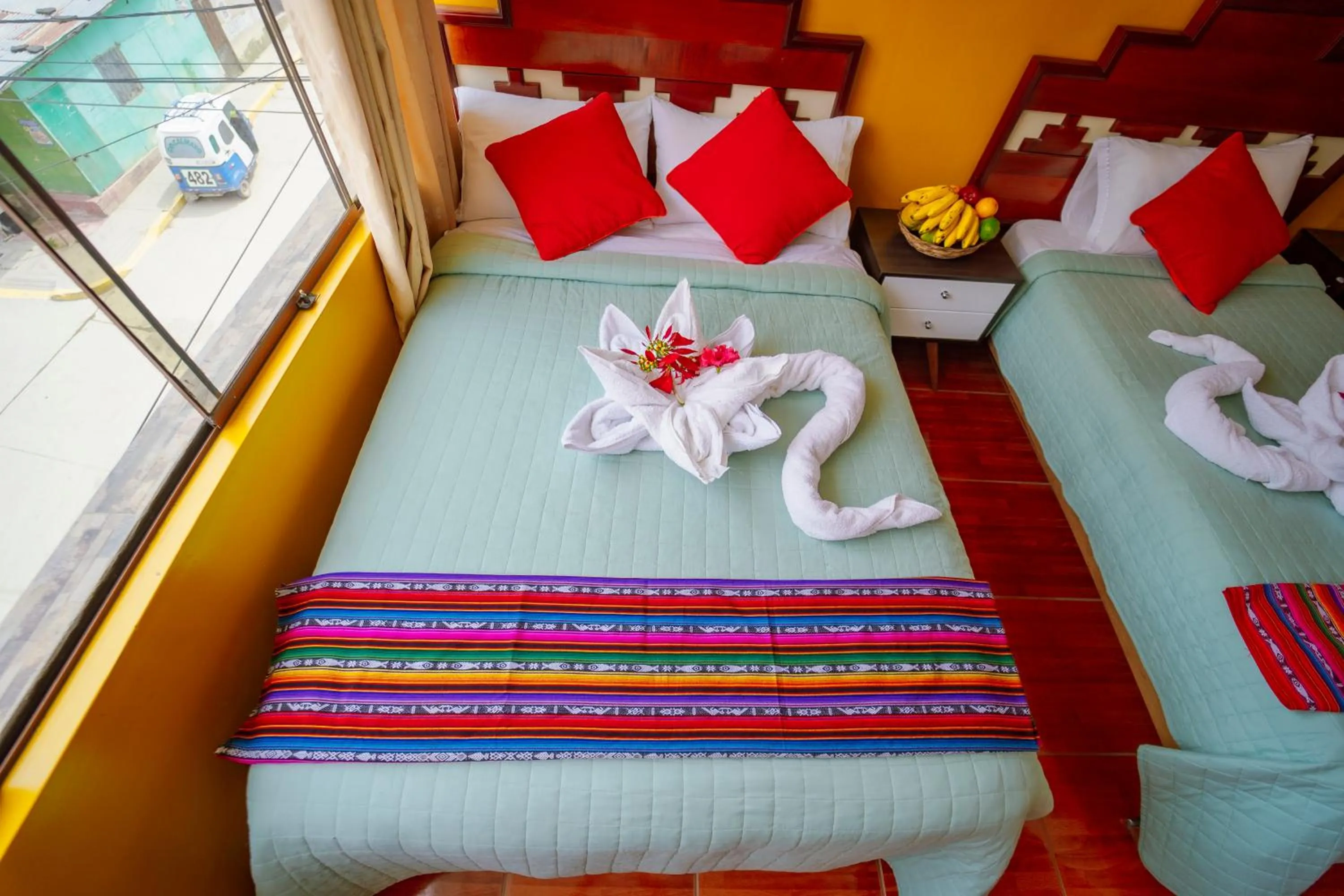 Bed in Yacumama Santa Teresa