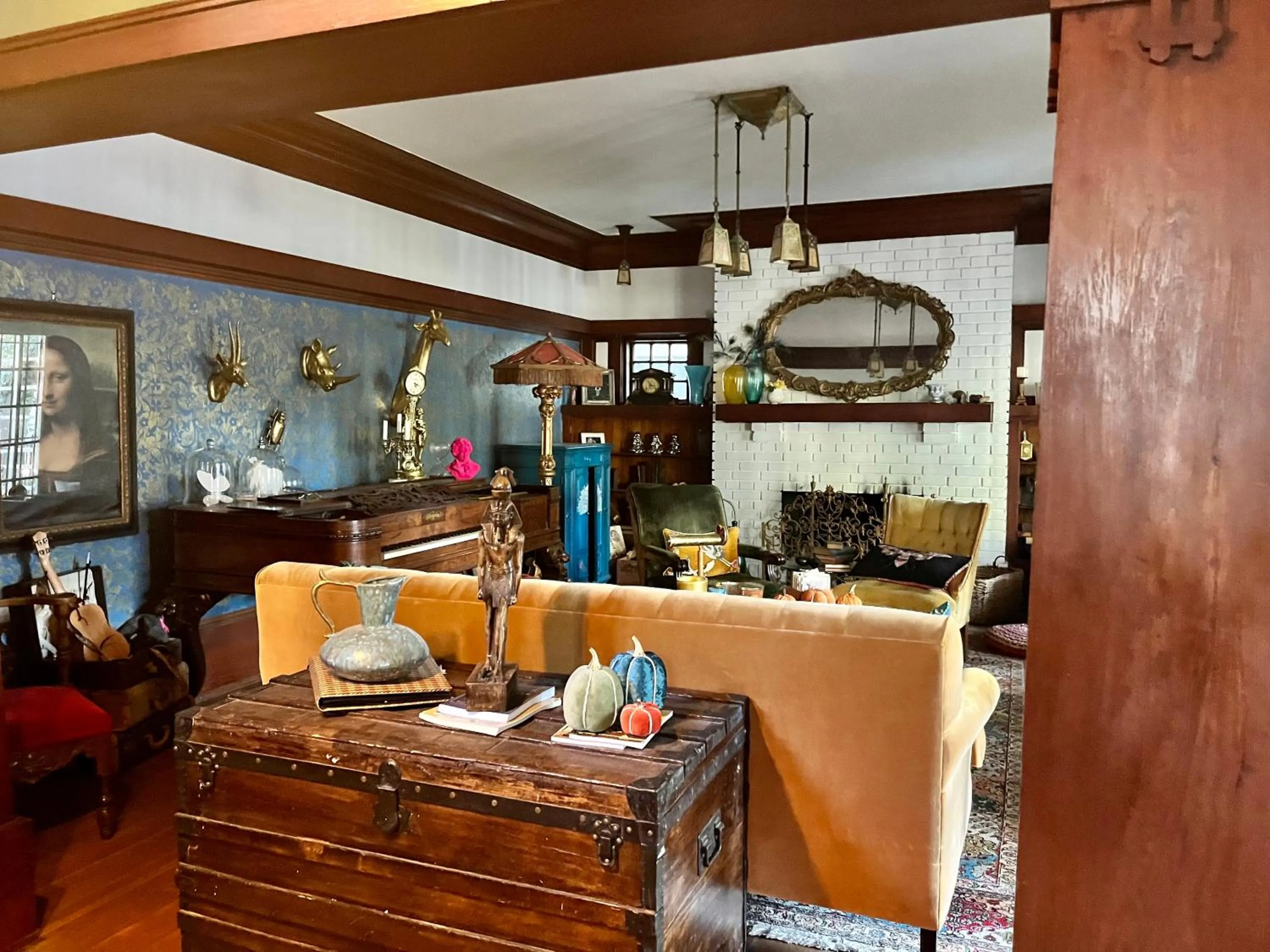 Seating area in Harbinson House