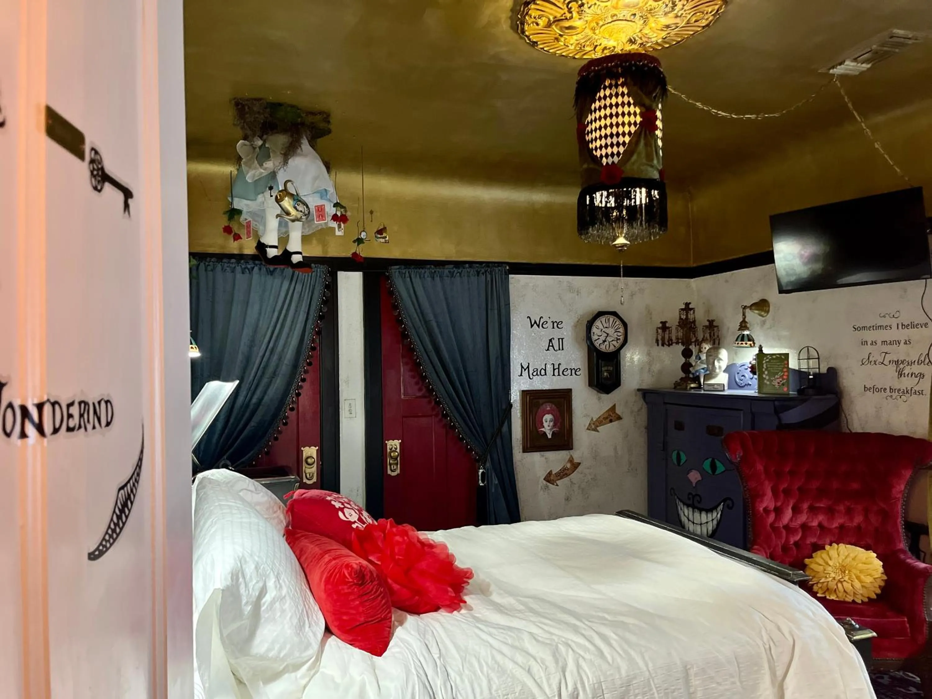 Bed in Harbinson House