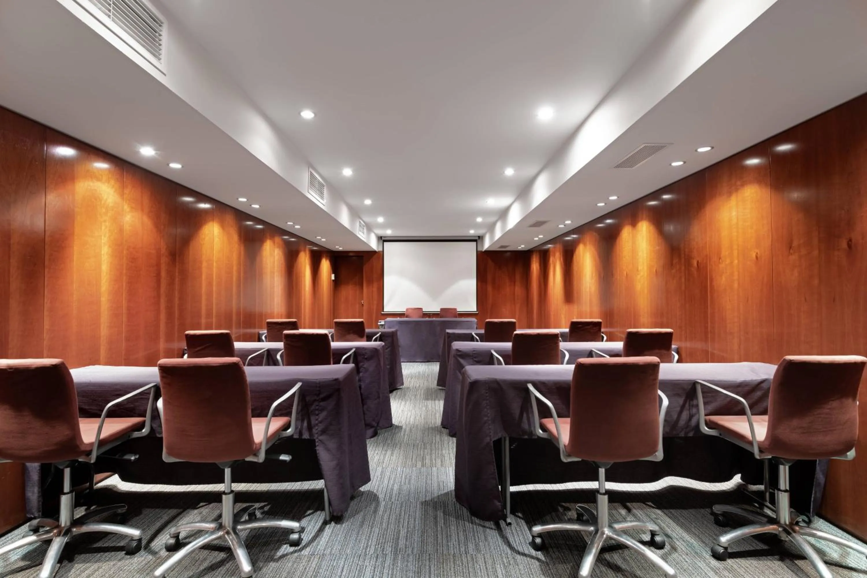 Meeting/conference room in AC Hotel Málaga Palacio by Marriott