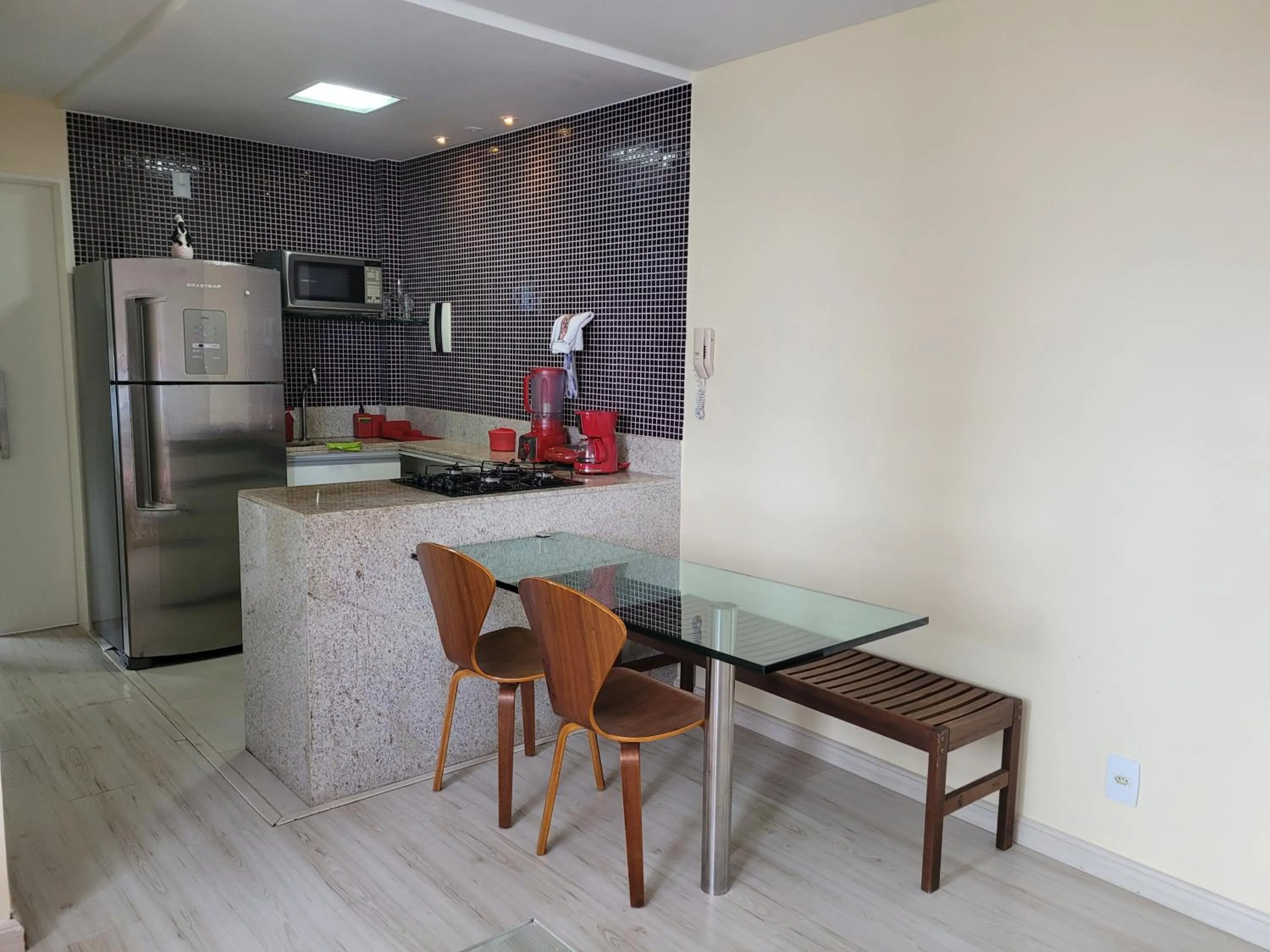 Dining area in Apartamento com vista p Mar, e Piscina na Cobertura do Prédio