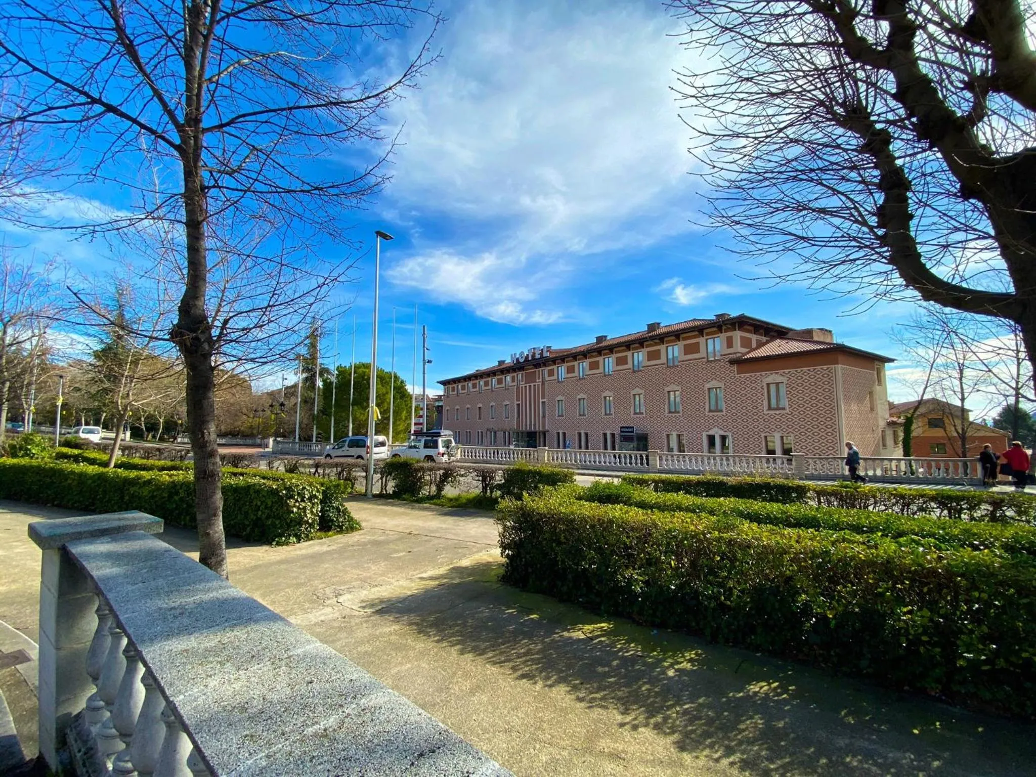 Property building in Hotel Berga Park