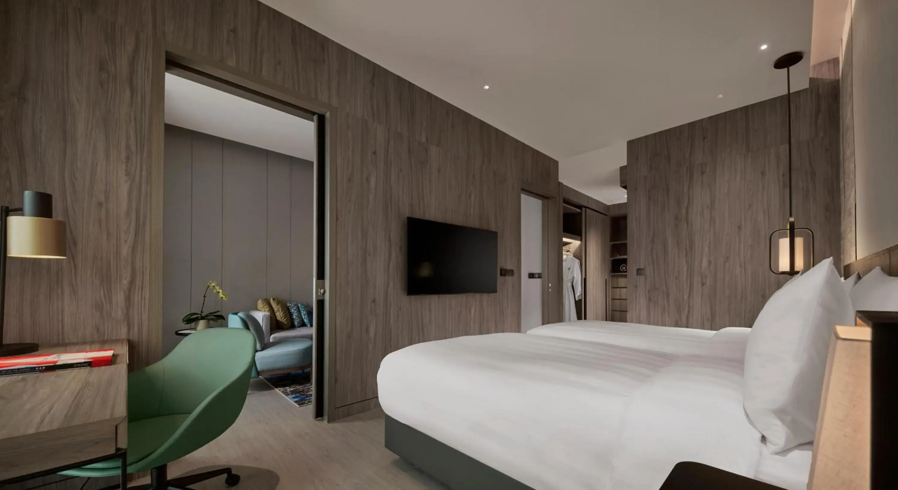 Bedroom, Bed in Pan Pacific Serviced Suites Kuala Lumpur Bedroom, Bed in Pan Pacific Serviced Suites Kuala Lumpur