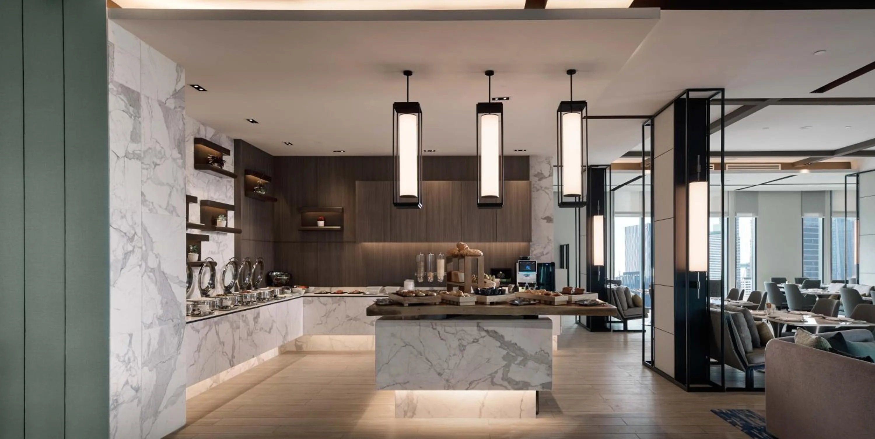 Lounge or bar in Pan Pacific Serviced Suites Kuala Lumpur