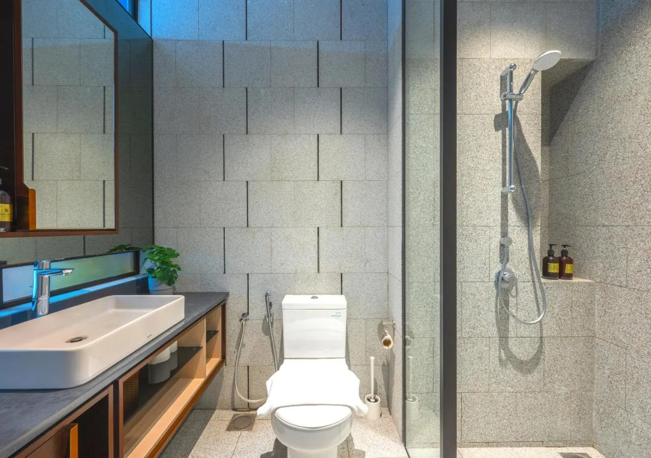 Bathroom in Greystone Scarletz Suites