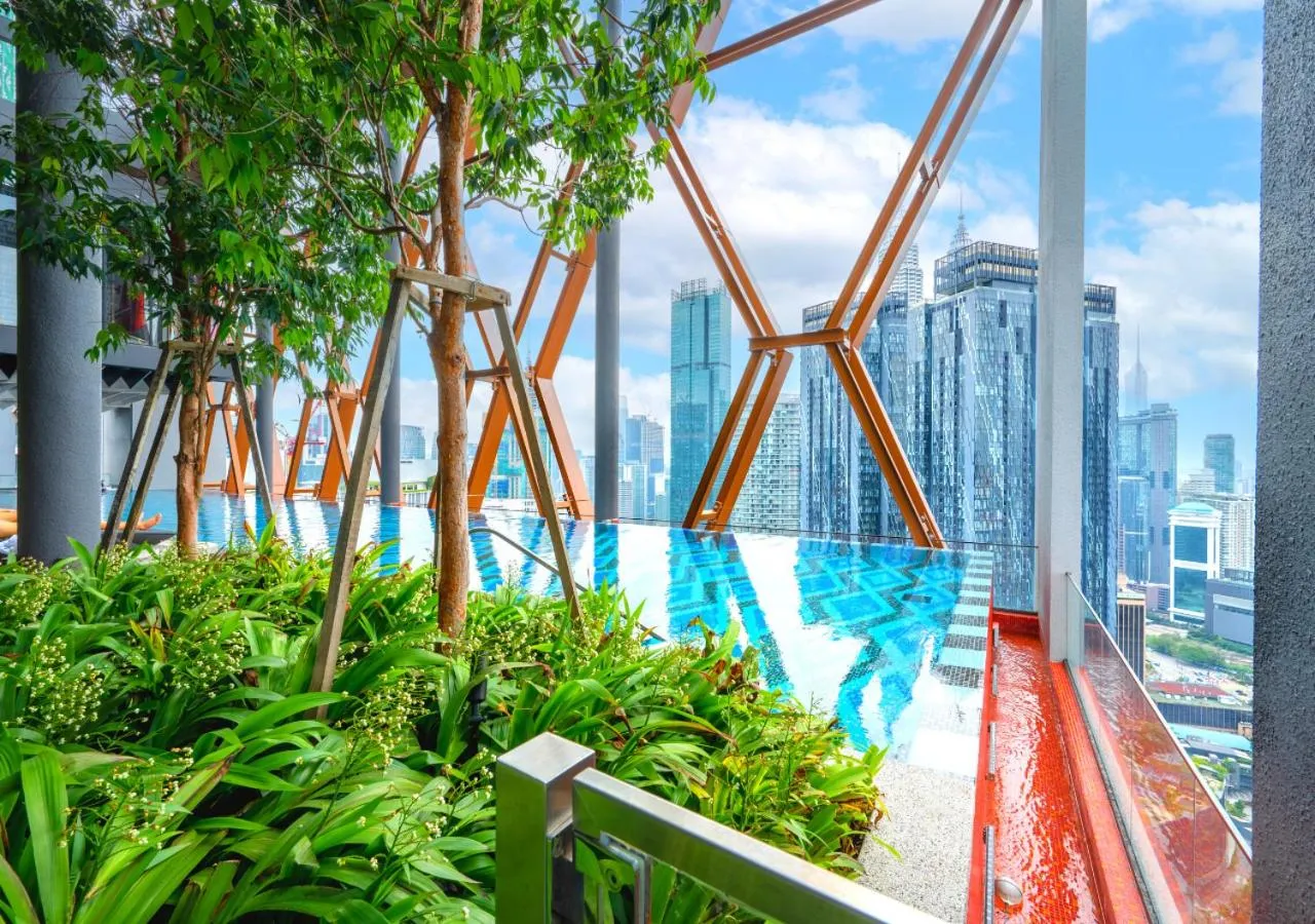Pool view in Greystone Scarletz Suites