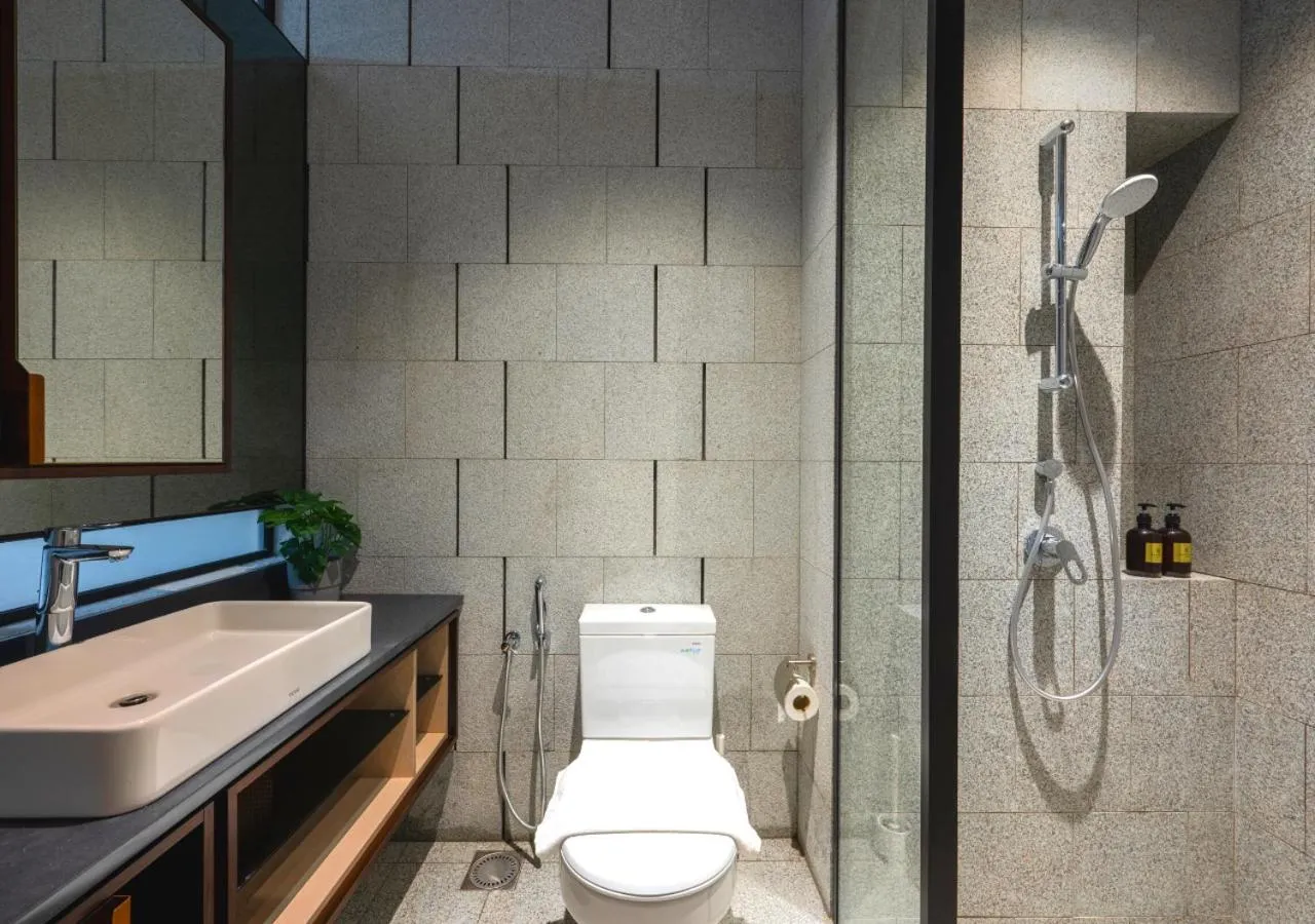 Bathroom in Greystone Scarletz Suites