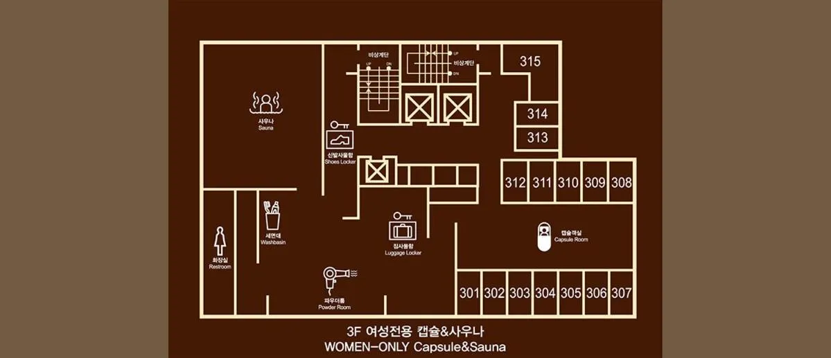 Floor plan in Hotel tt Gupo