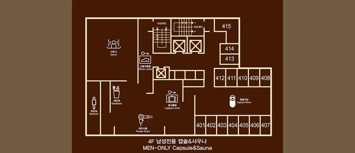 Floor plan in Hotel tt Gupo