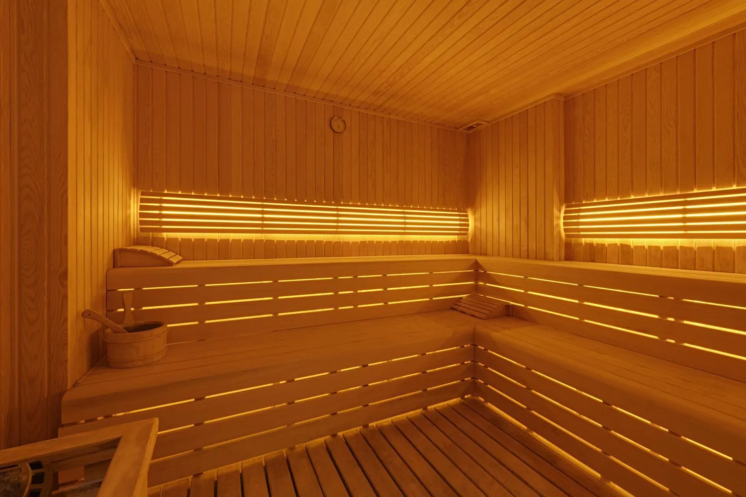 Sauna in Gleam Collection Hotel