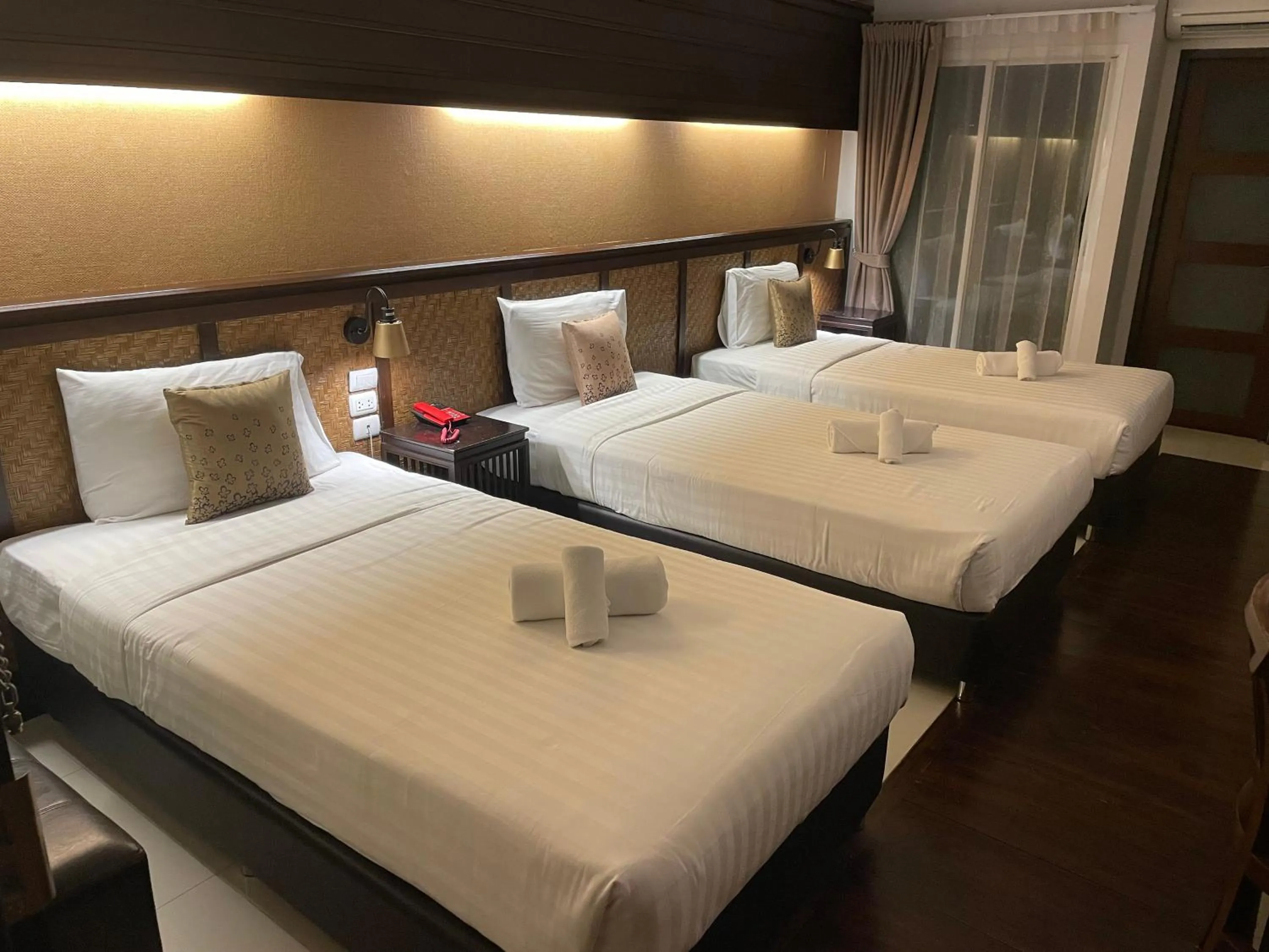 Bed in Nordwind Hotel