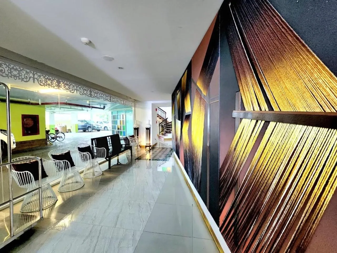 Seating area in Nordwind Hotel