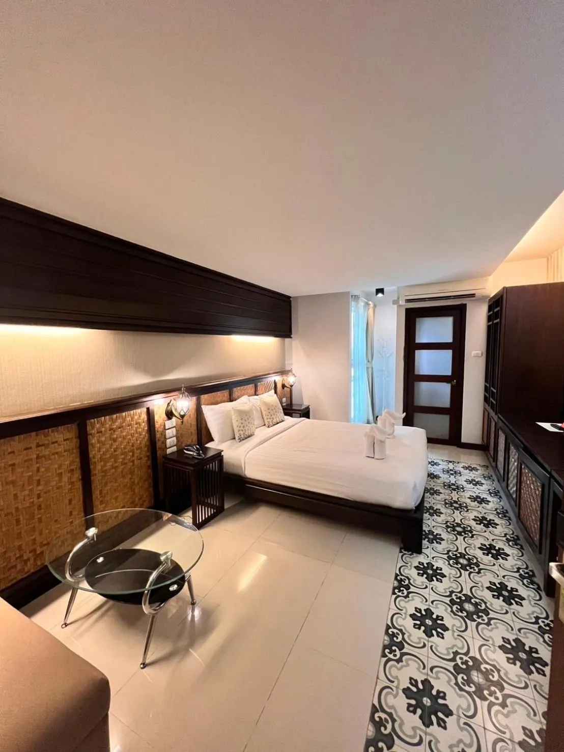 Bed in Nordwind Hotel