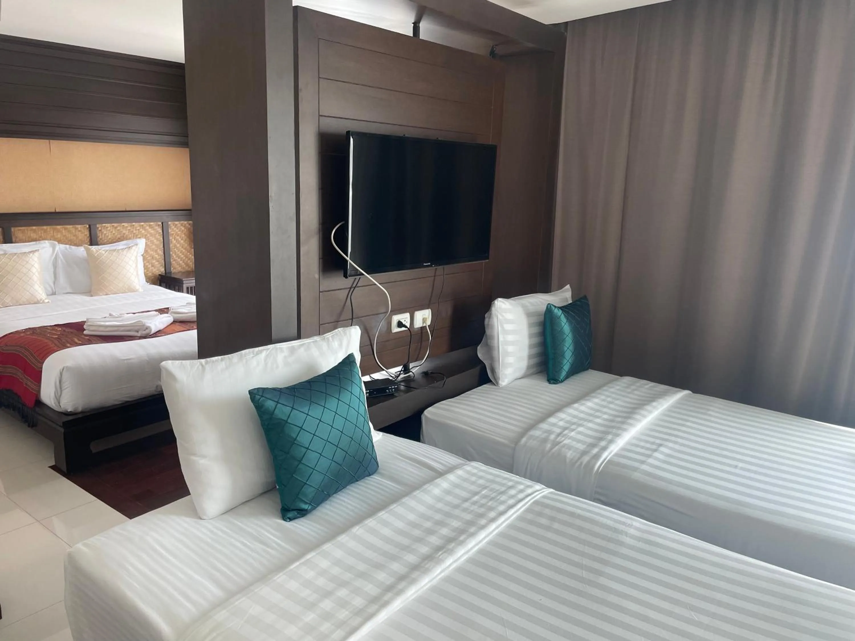 Bed in Nordwind Hotel