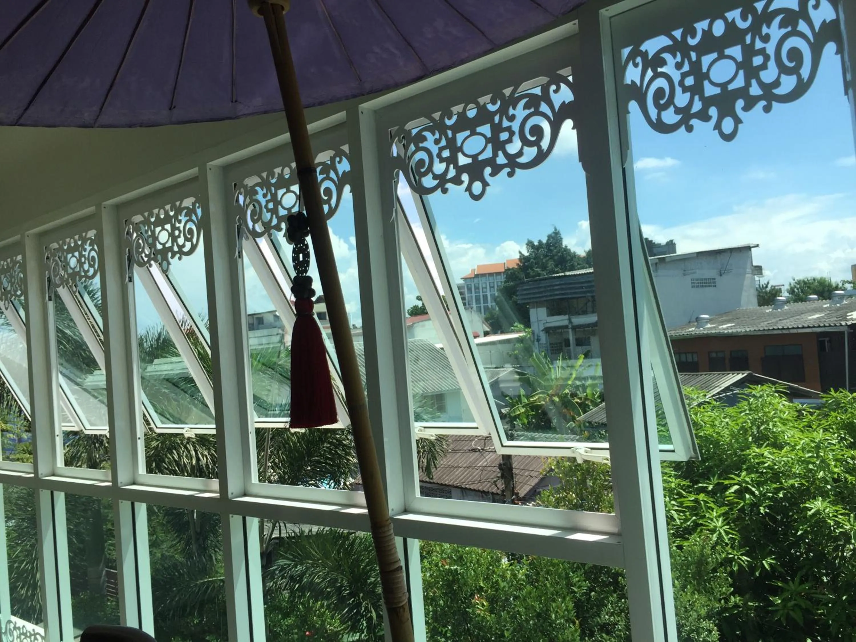 Garden view in Nordwind Hotel