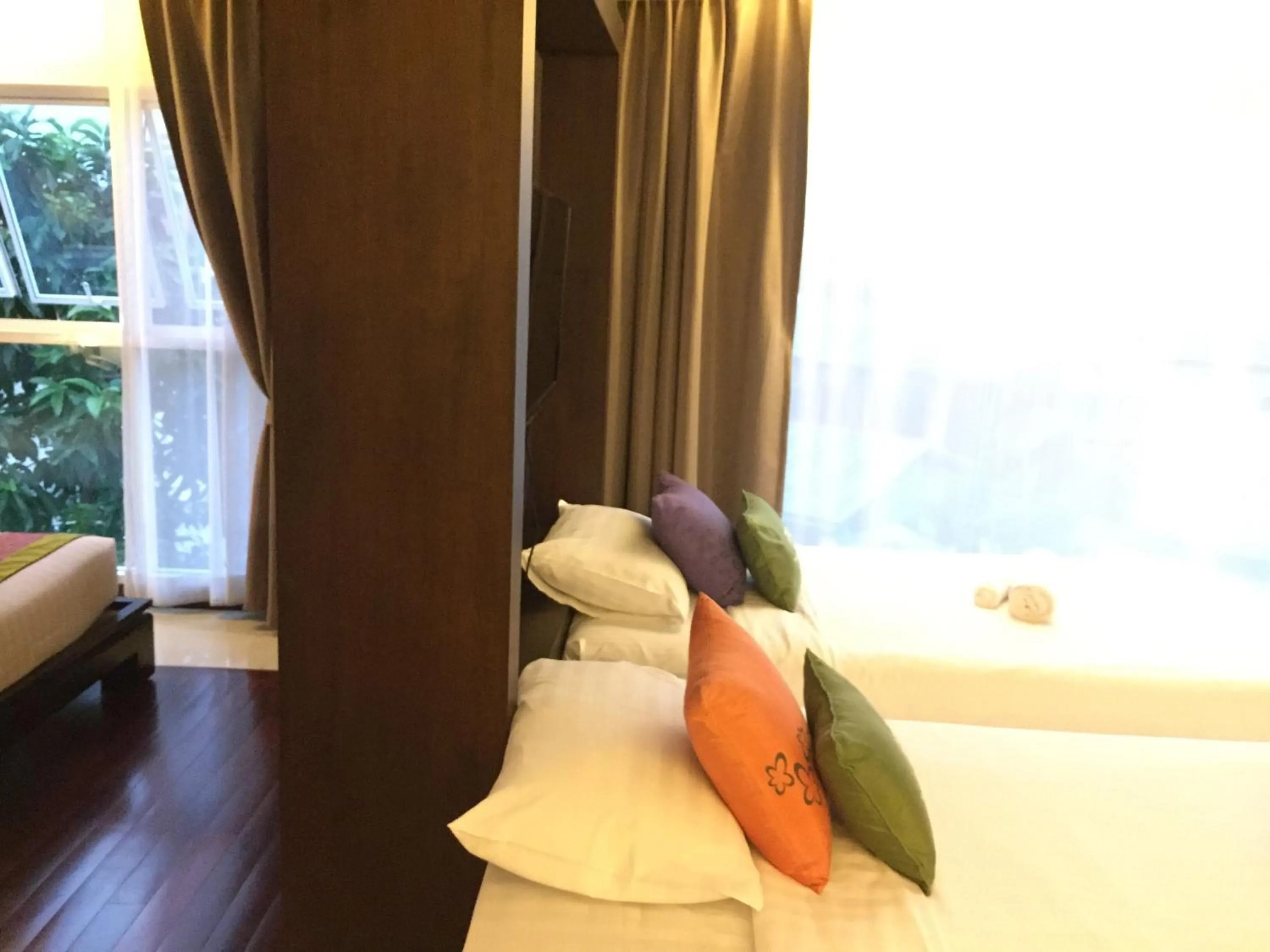 Decorative detail, Bed in Nordwind Hotel