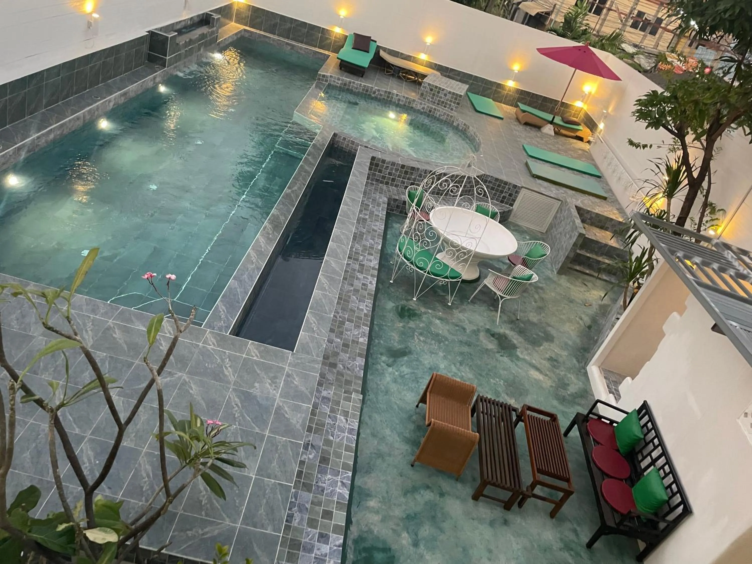 Swimming pool in Nordwind Hotel