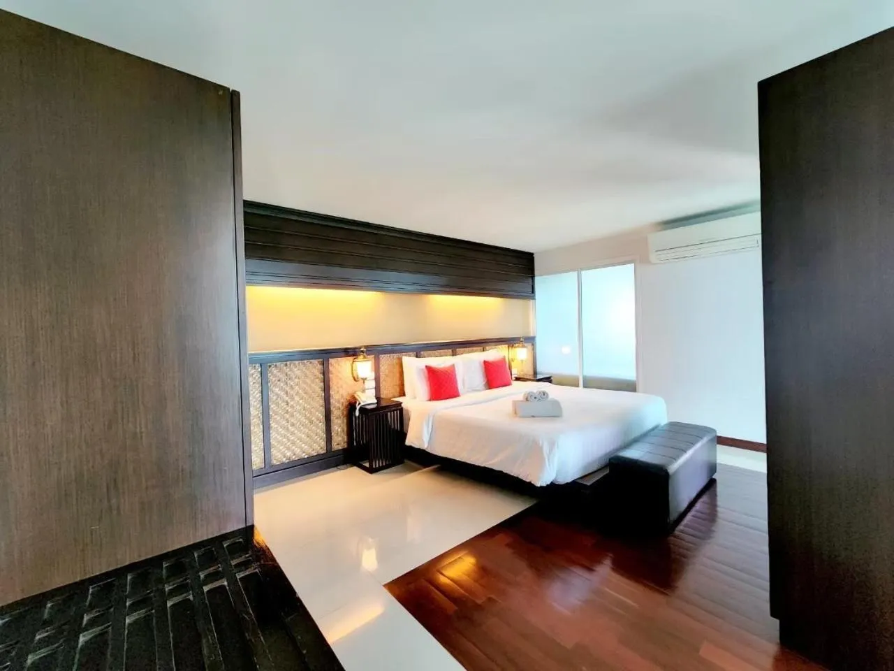 Bed in Nordwind Hotel