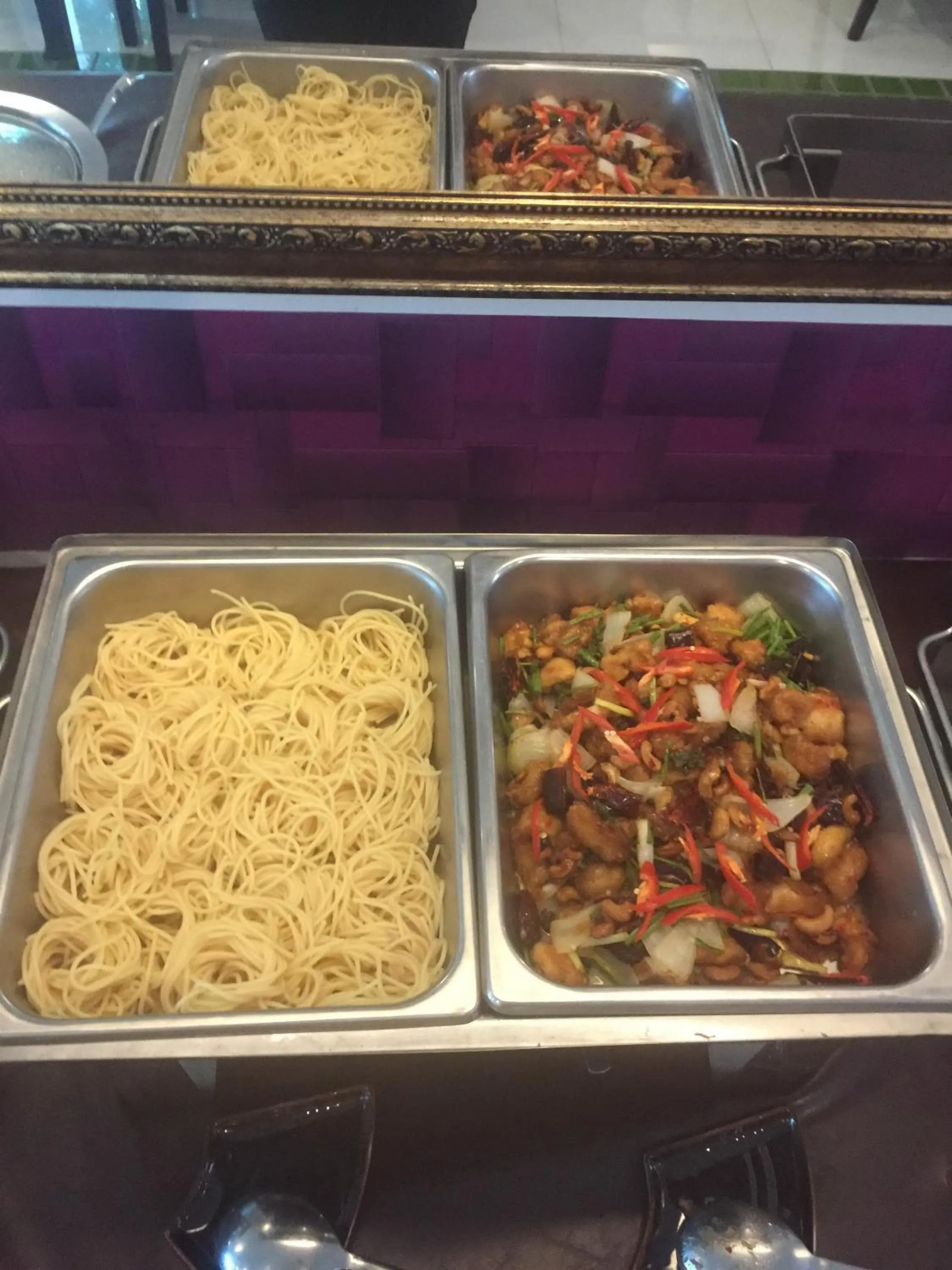 Buffet breakfast in Nordwind Hotel