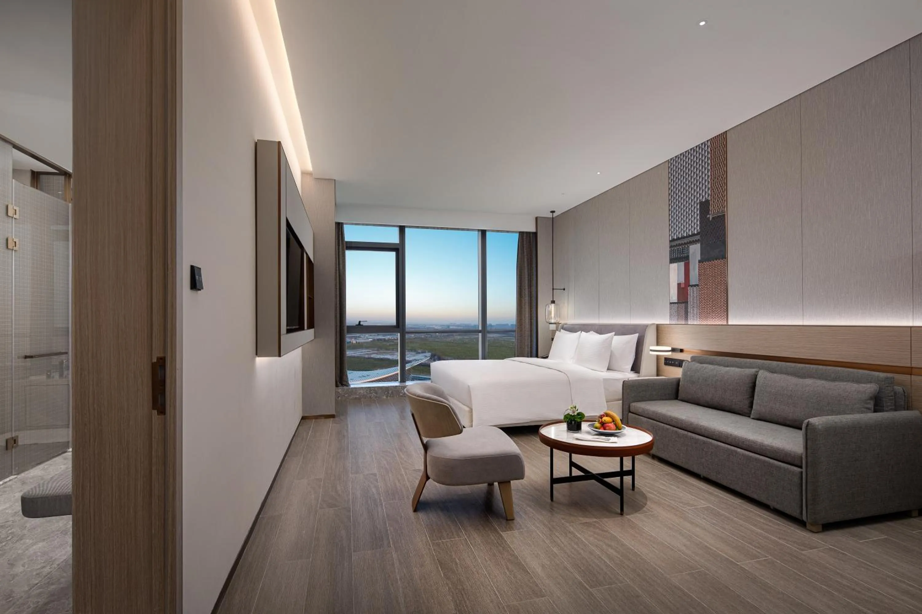 Bedroom in Wanda Jin Xiaohe Xincheng