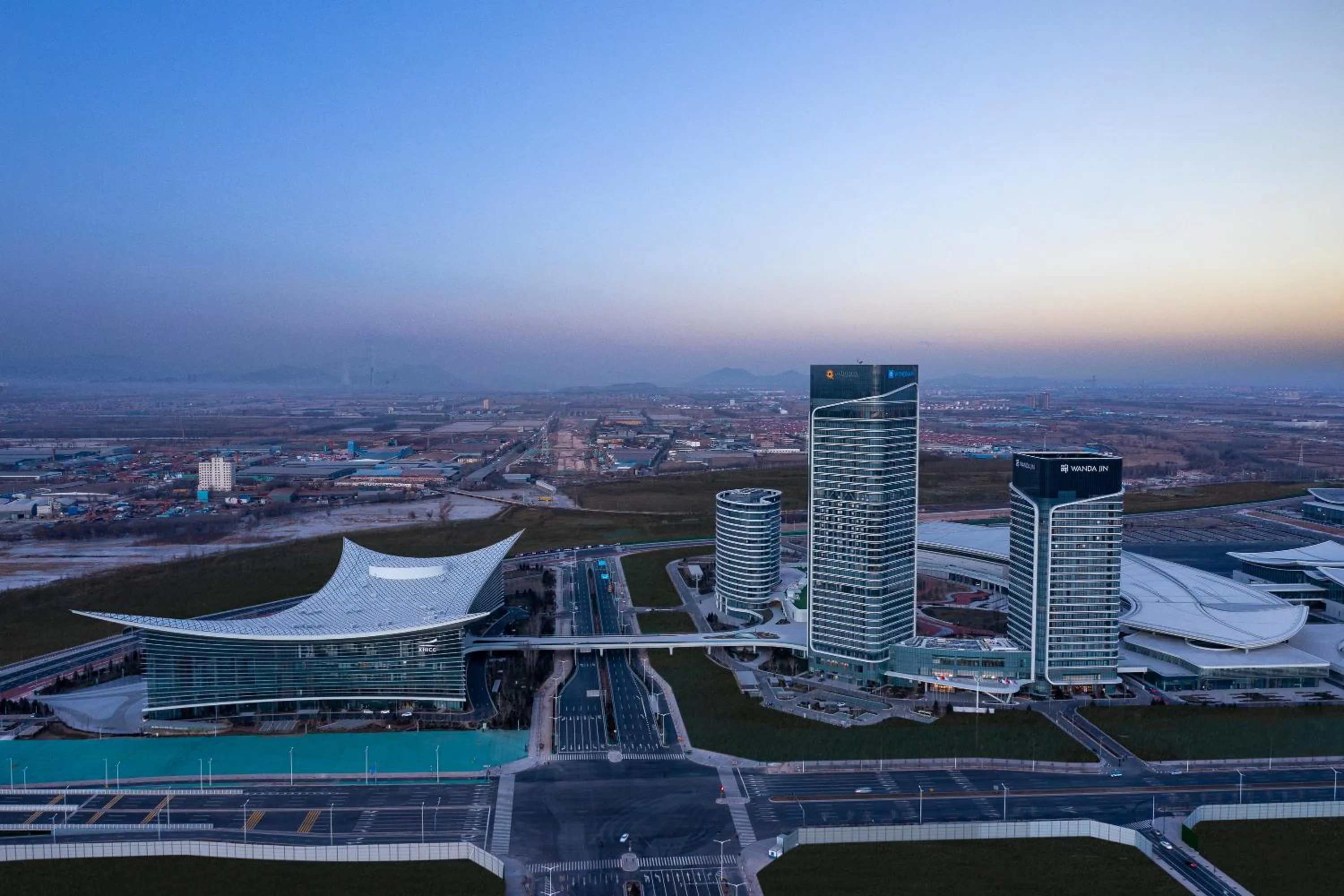 Property building in Wanda Jin Xiaohe Xincheng