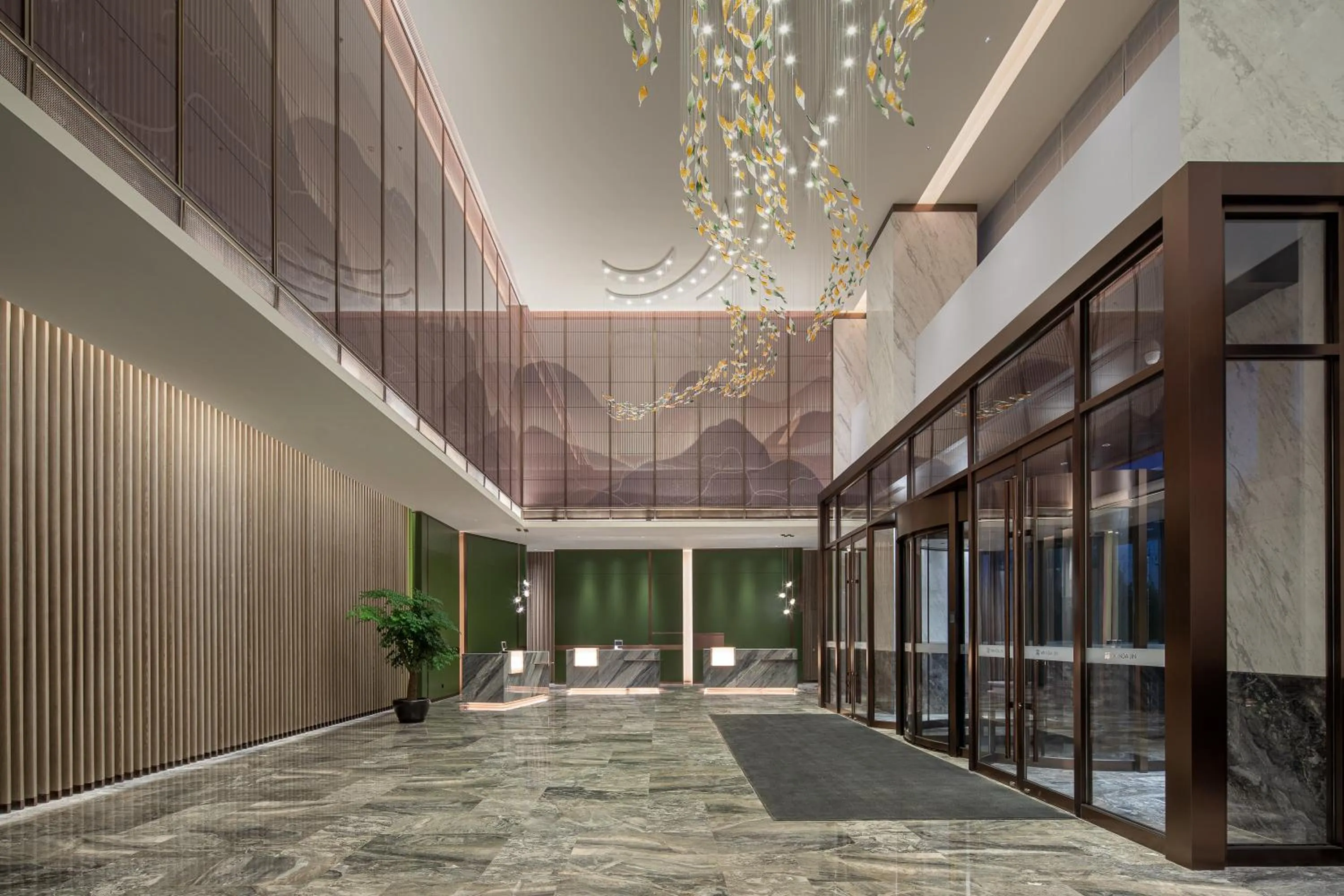 Lobby or reception in Wanda Jin Xiaohe Xincheng