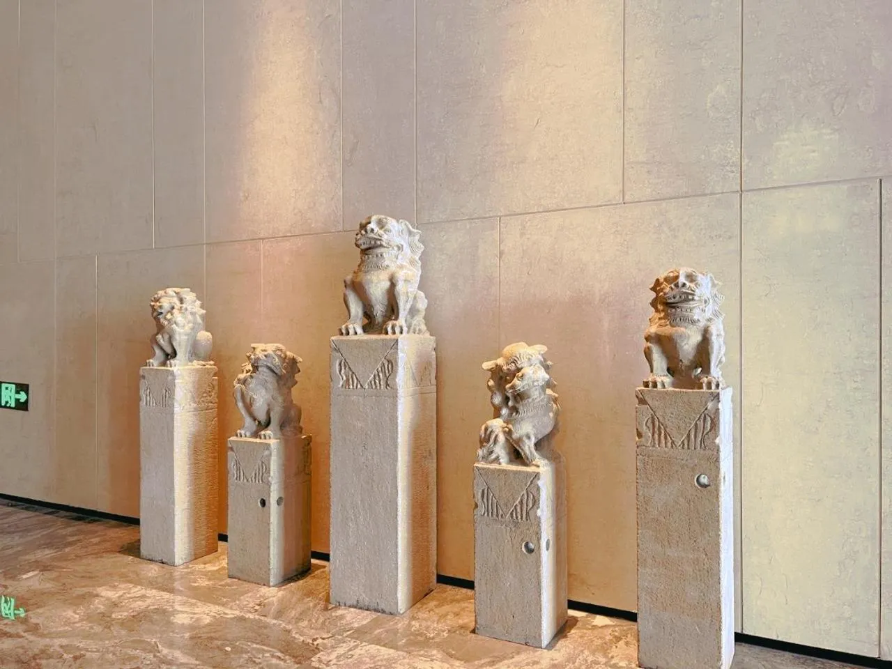 Decorative detail in Wanda Jin Xiaohe Xincheng