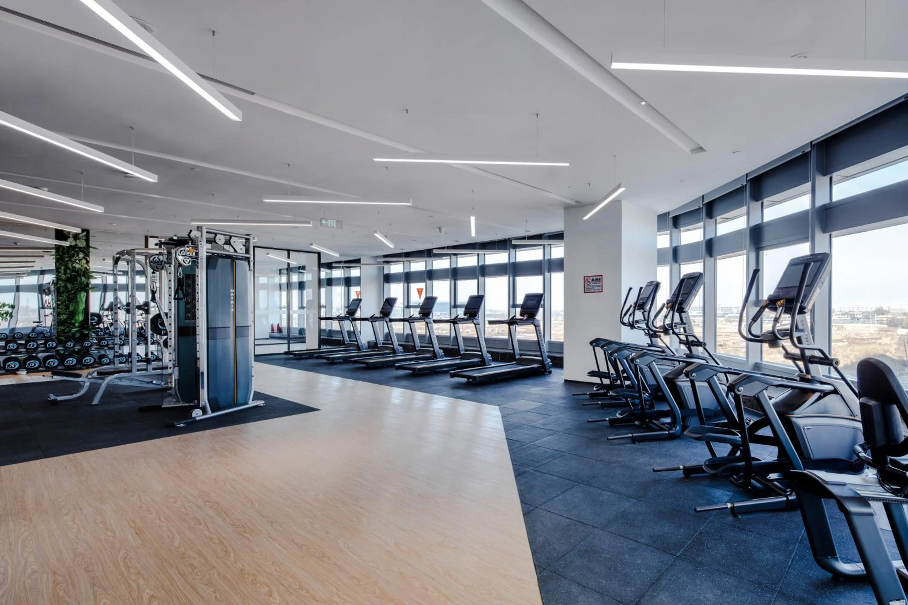 Fitness centre/facilities in Shanxi Xiaohe Xincheng Talent Apartment