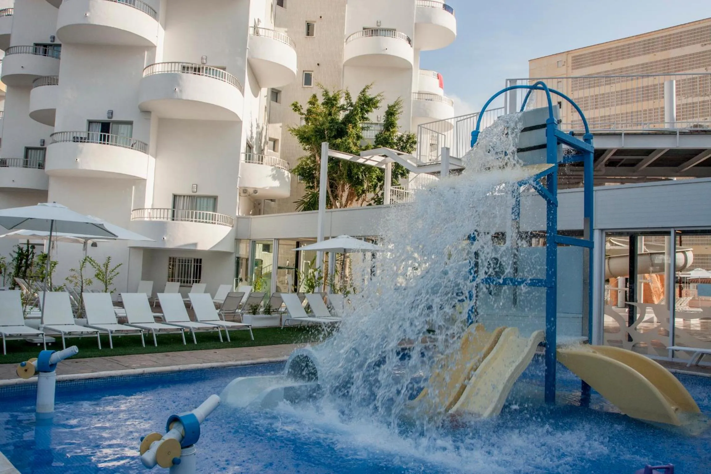 Children play ground in Villa Luz Design & Art Hotel