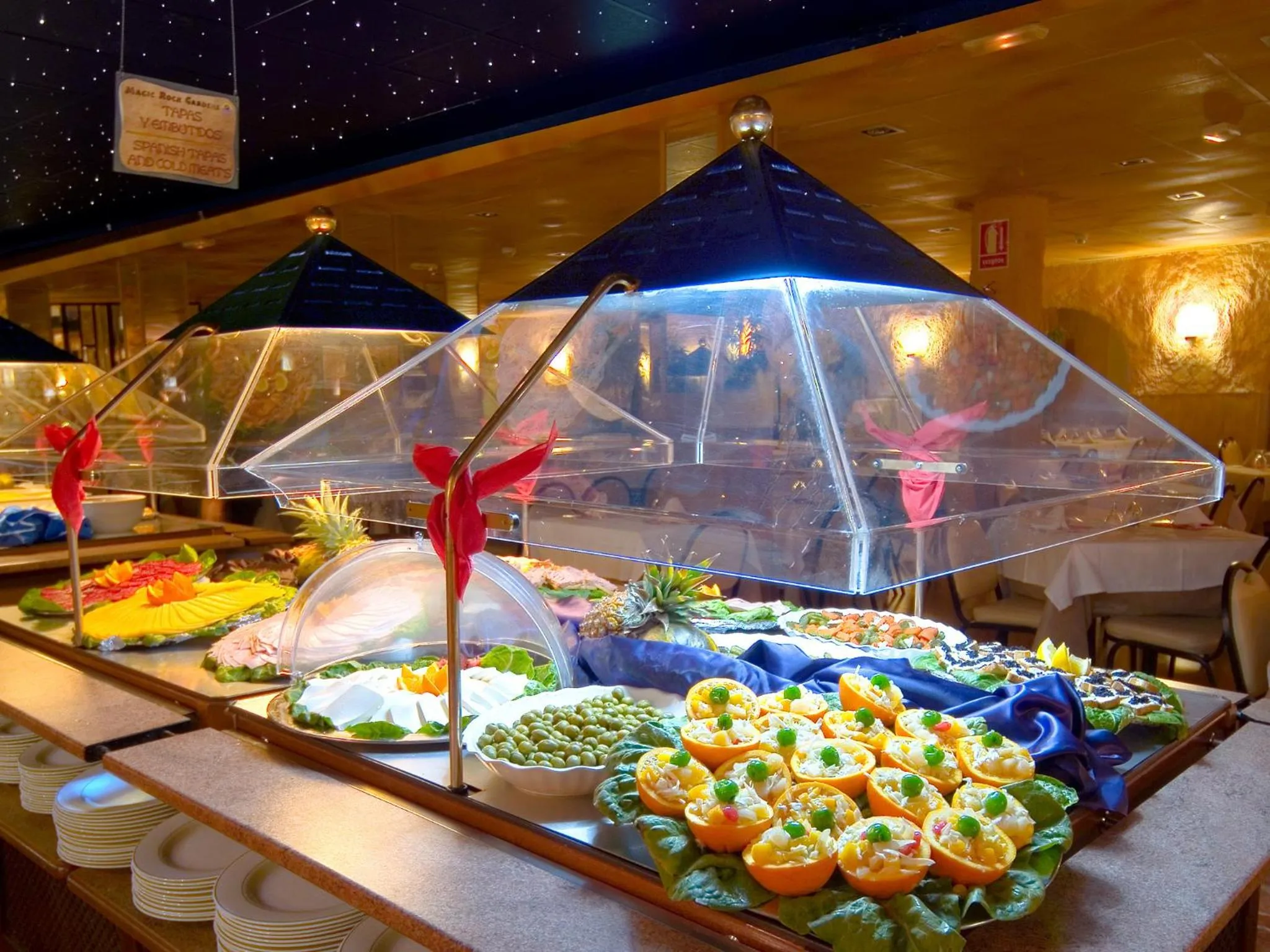 Food in Magic Aqua Rock Gardens