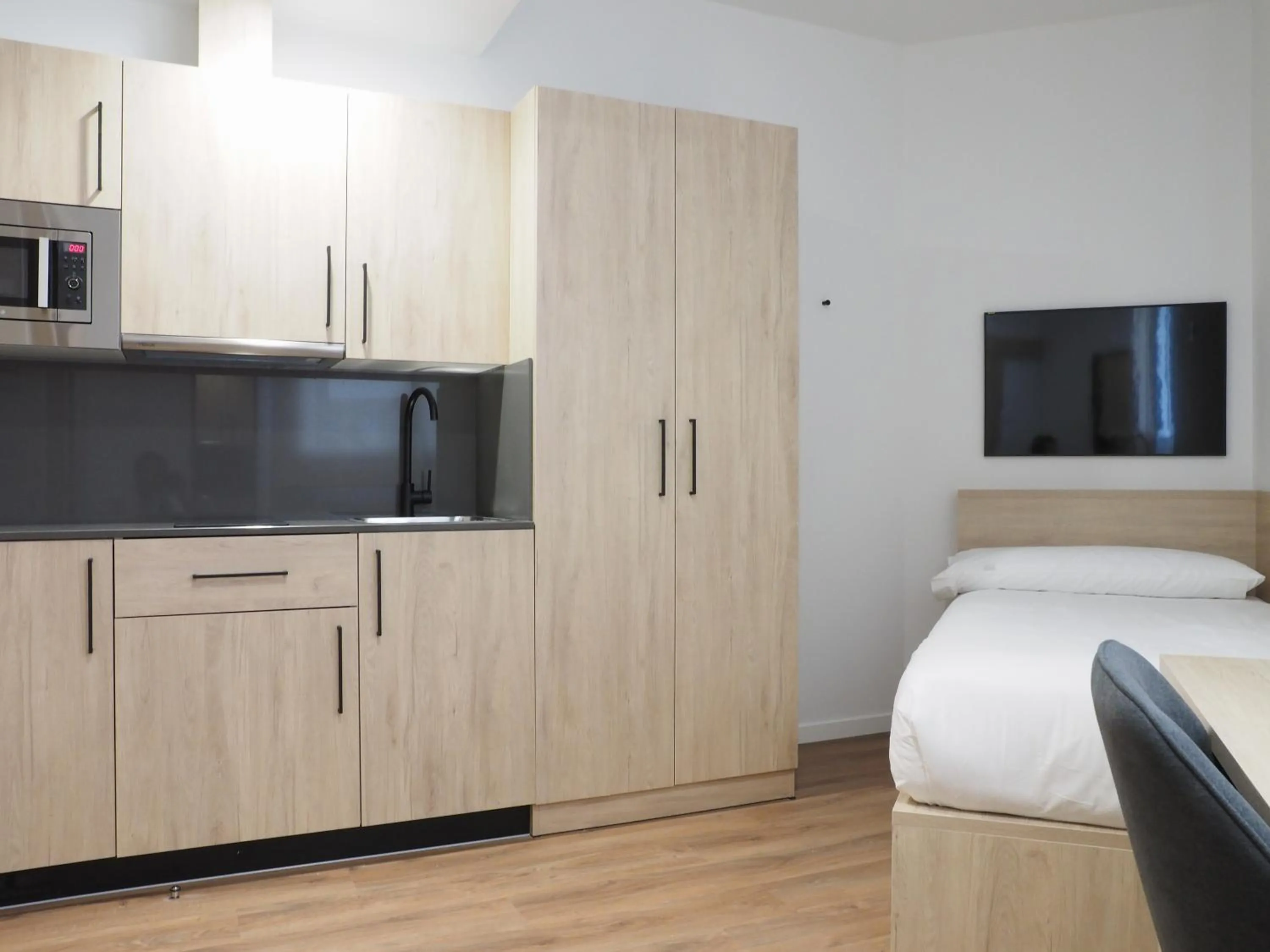 Bed in Micampus San Mamés Students Residence
