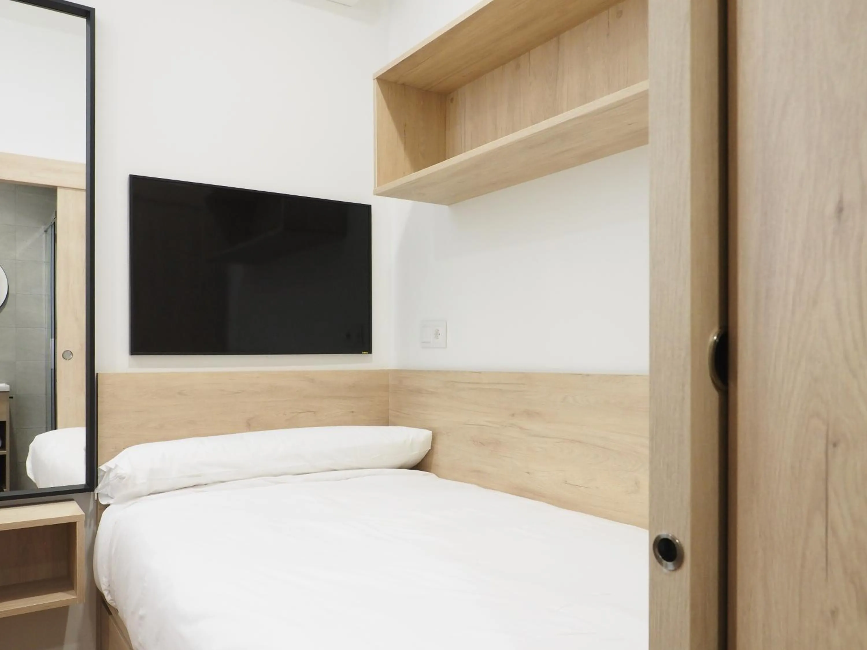 Bed in Micampus San Mamés Students Residence