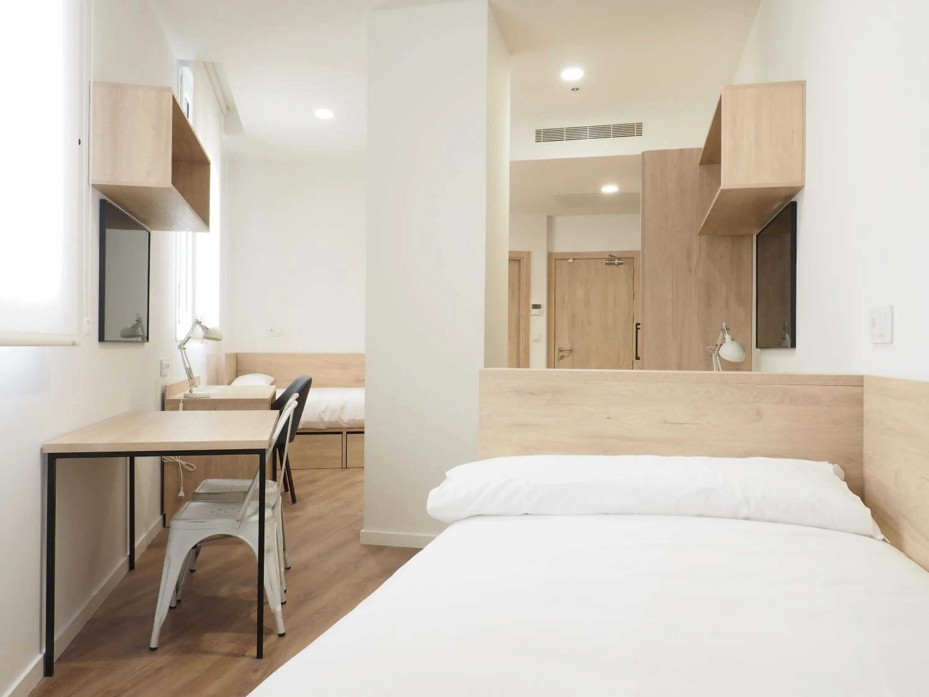 Bed in Micampus San Mamés Students Residence