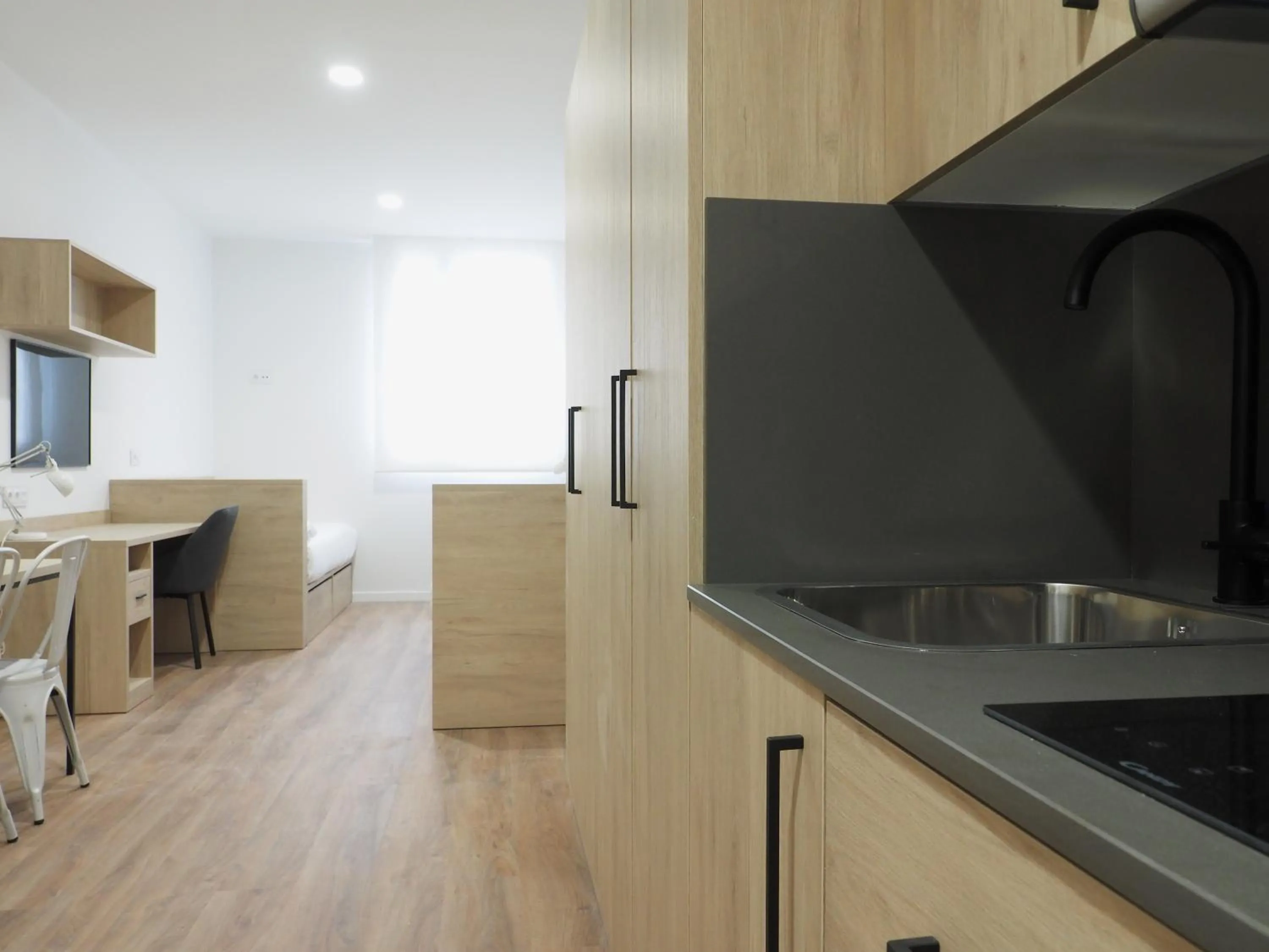 stove in Micampus San Mamés Students Residence