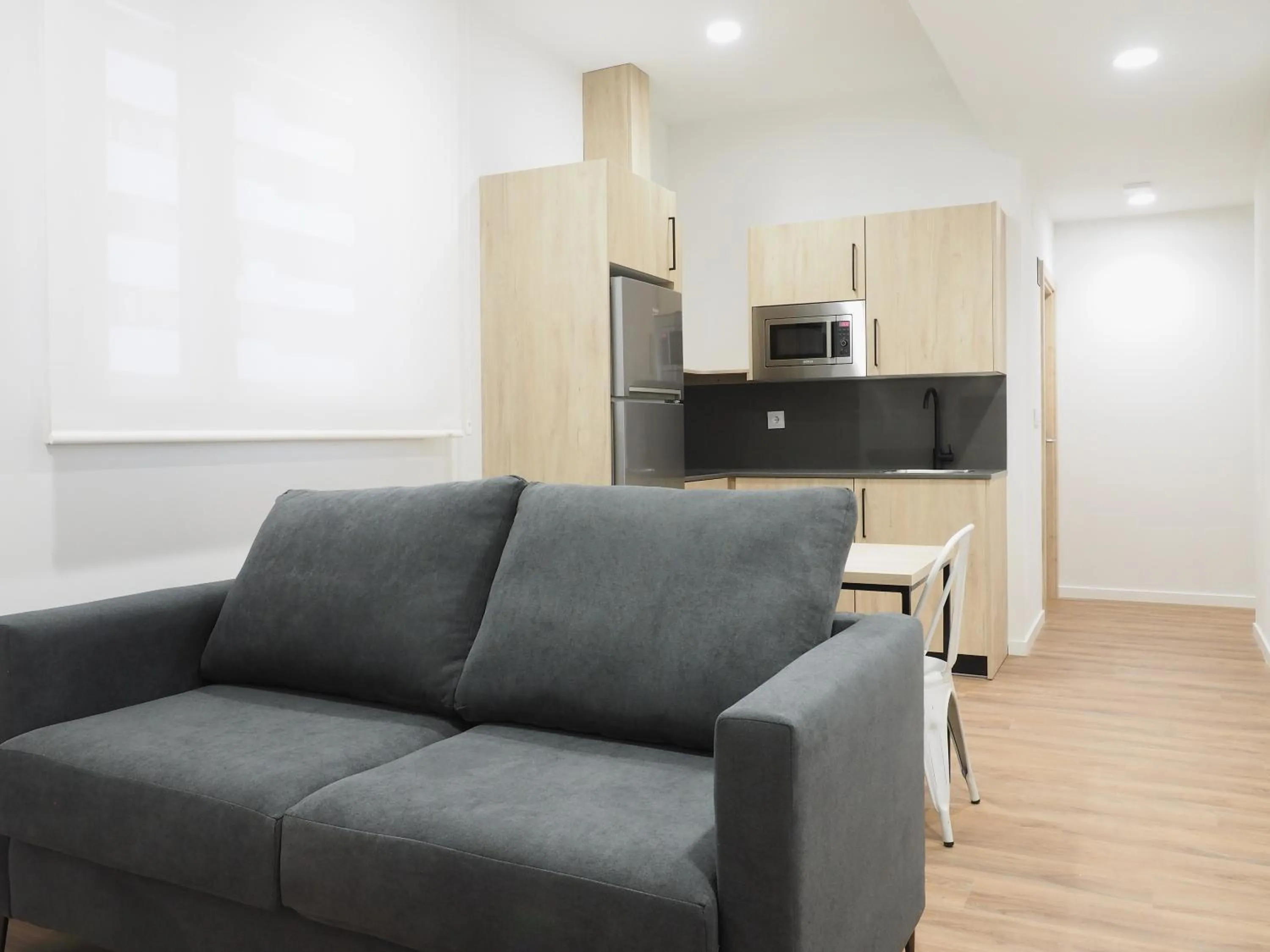 Kitchen or kitchenette in Micampus San Mamés Students Residence