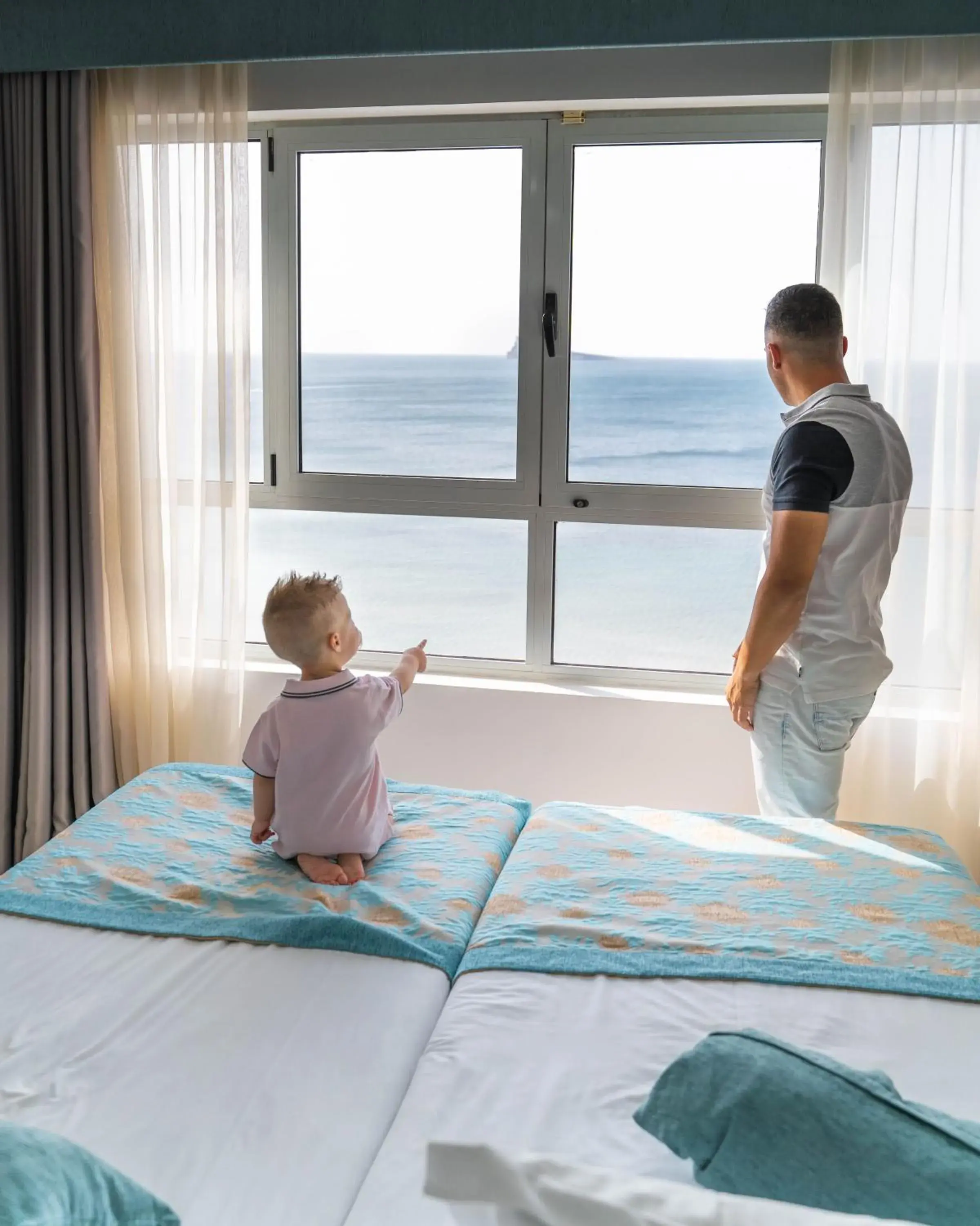 Bed in Hotel Villa del Mar Bed in Hotel Villa del Mar