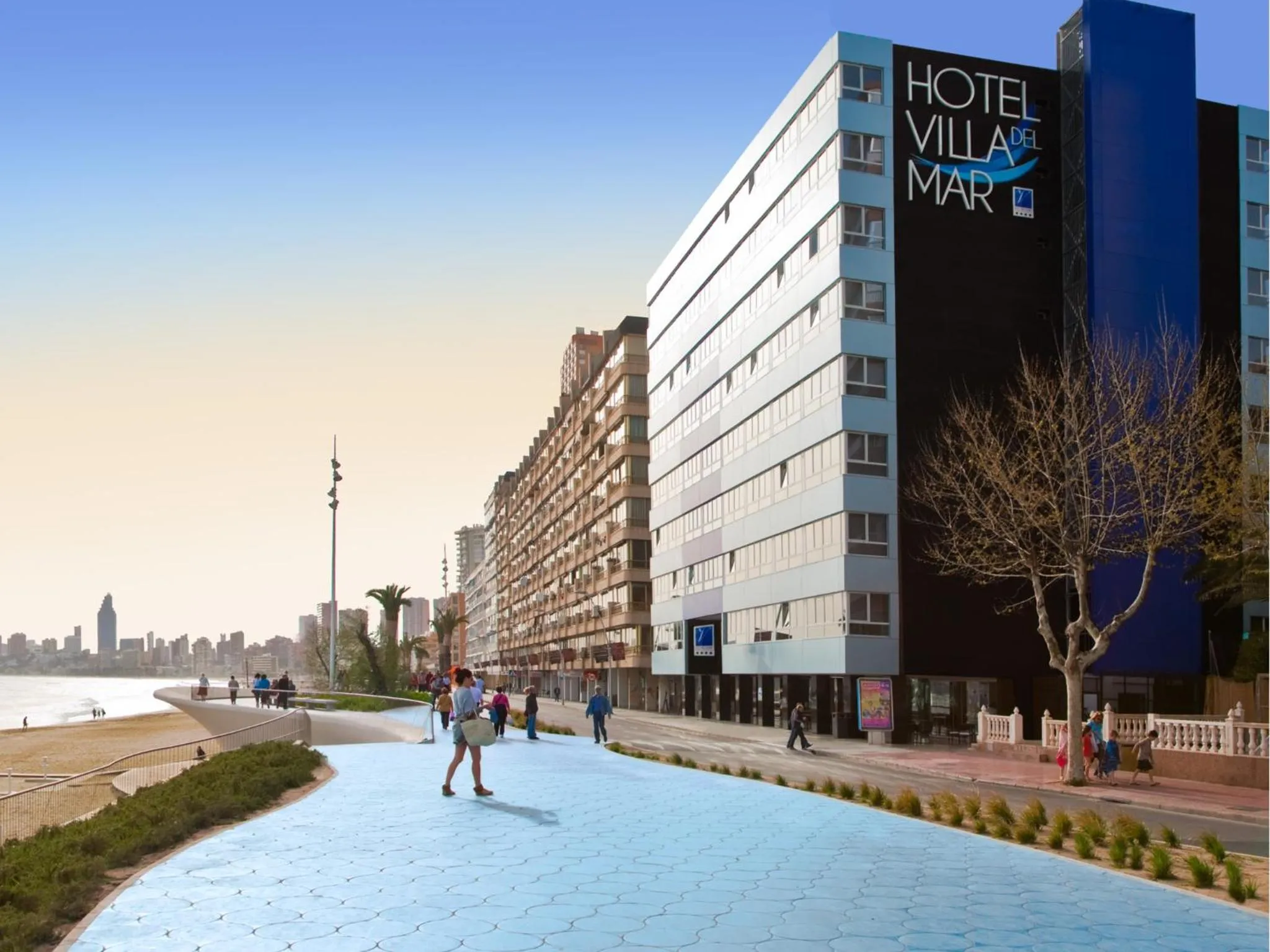 Facade/entrance in Hotel Villa del Mar