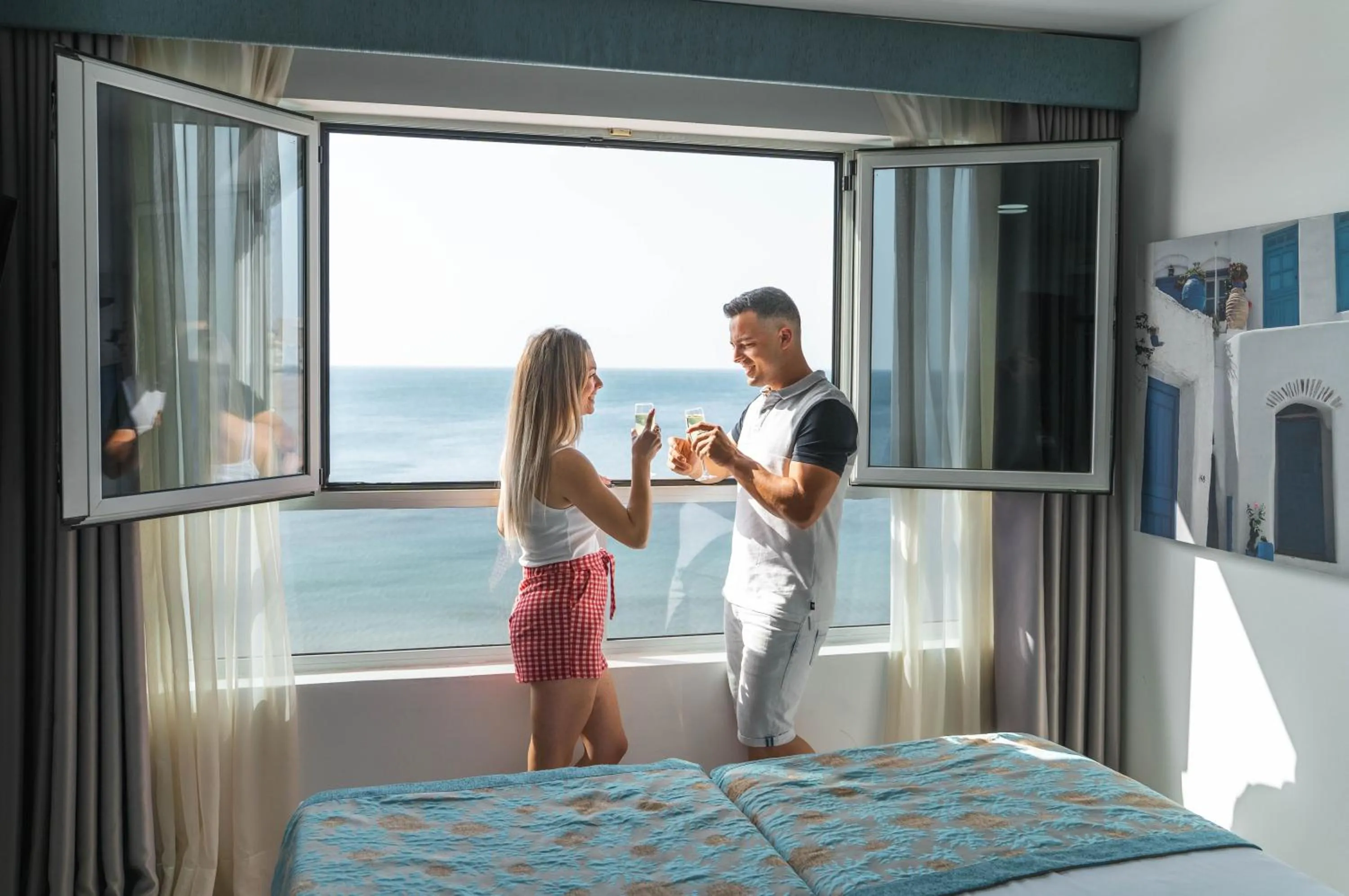 Bed in Hotel Villa del Mar