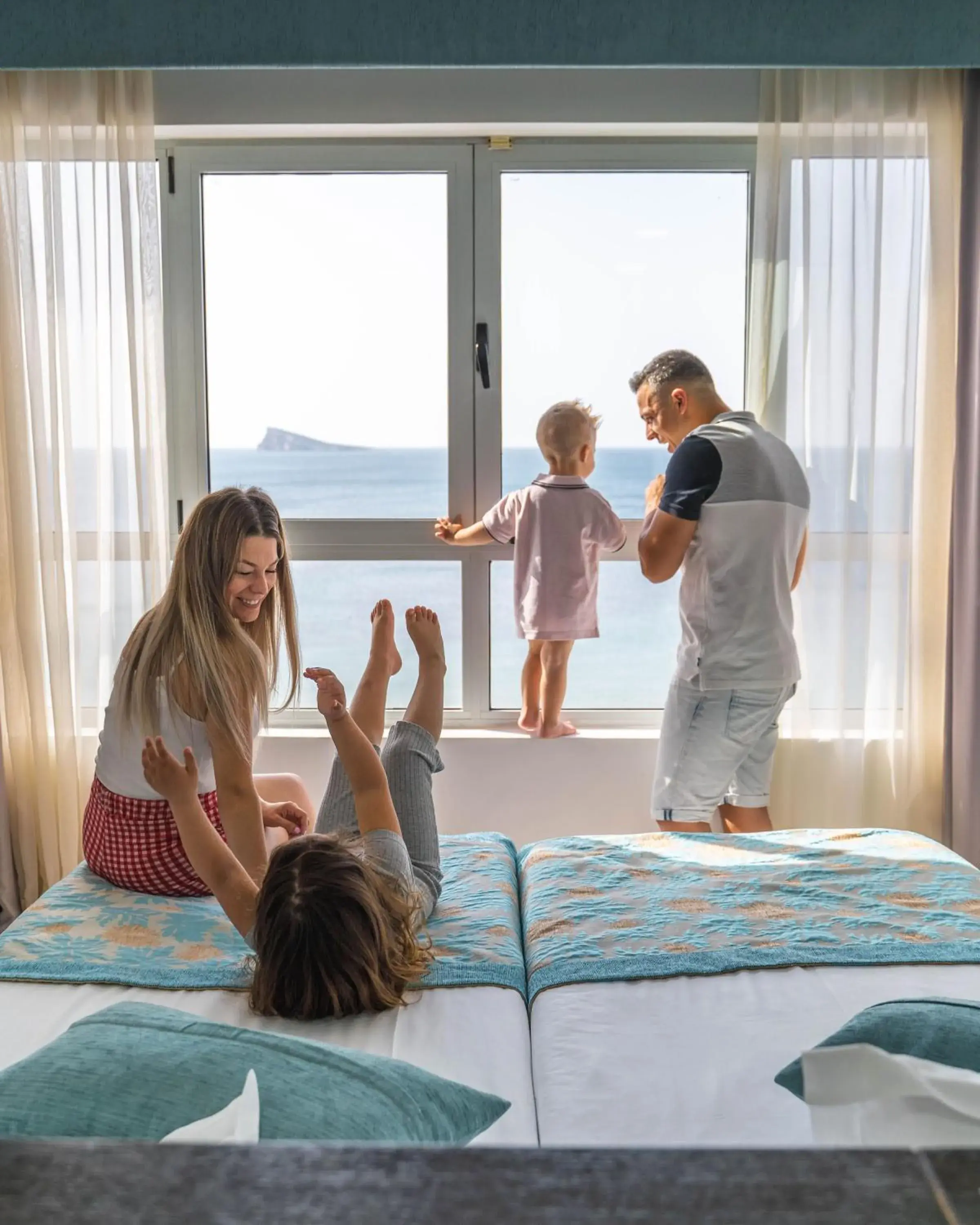 Bed in Hotel Villa del Mar Bed in Hotel Villa del Mar