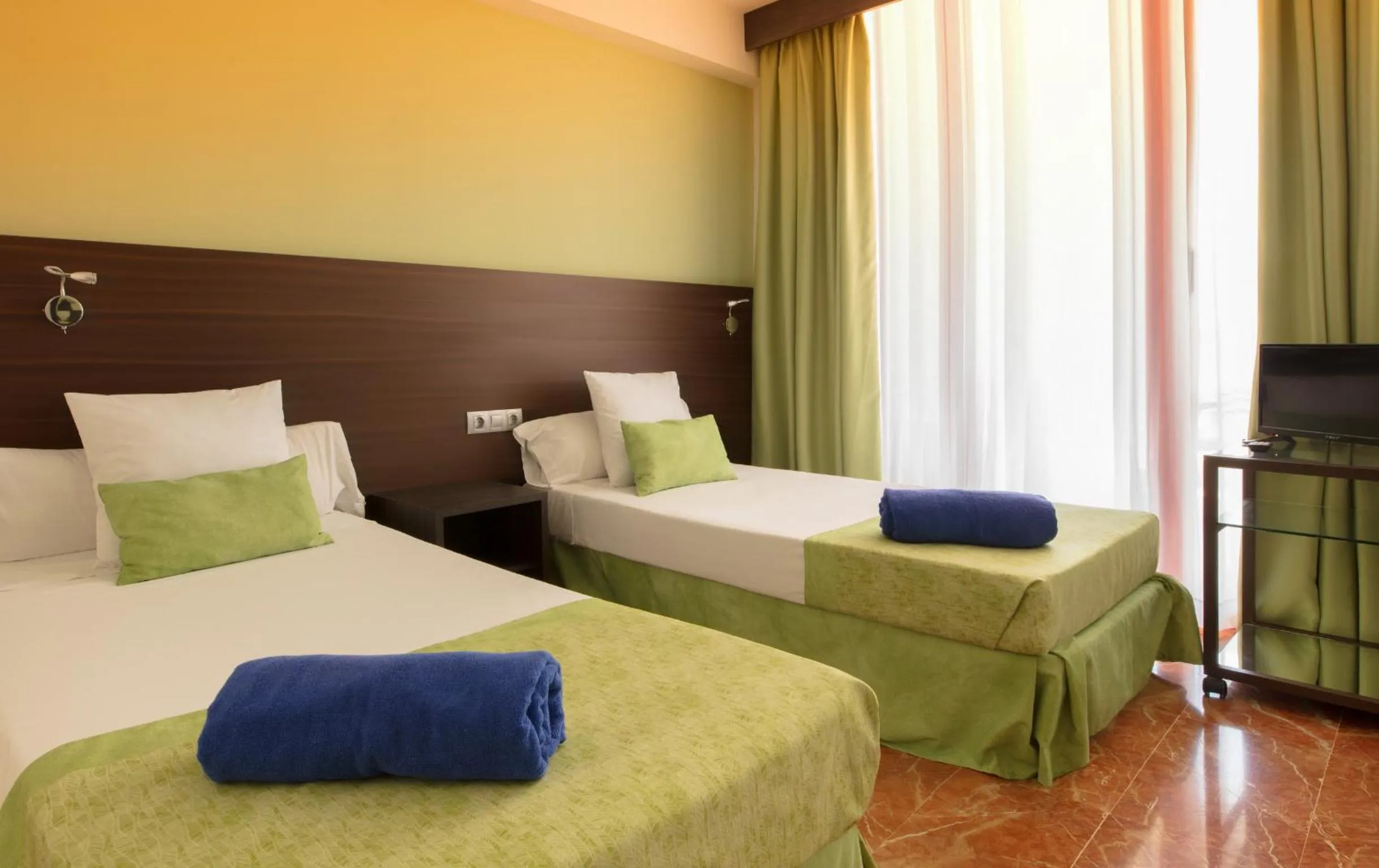 Bedroom, Bed in Magic Tropical Splash