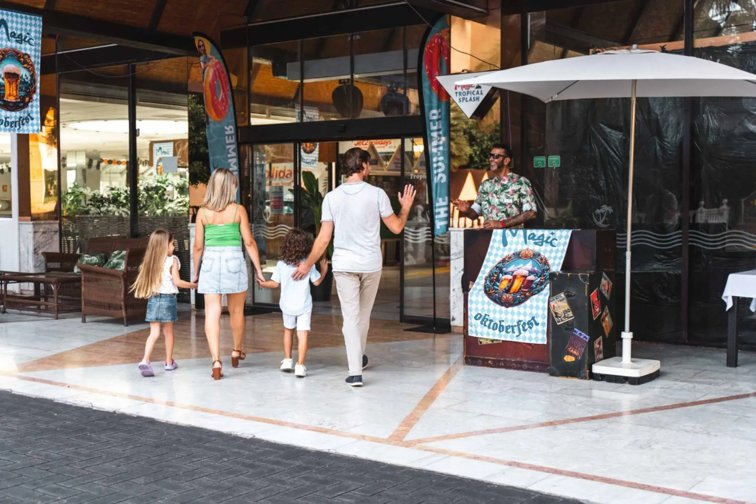 Lobby or reception in Magic Tropical Splash Lobby or reception in Magic Tropical Splash