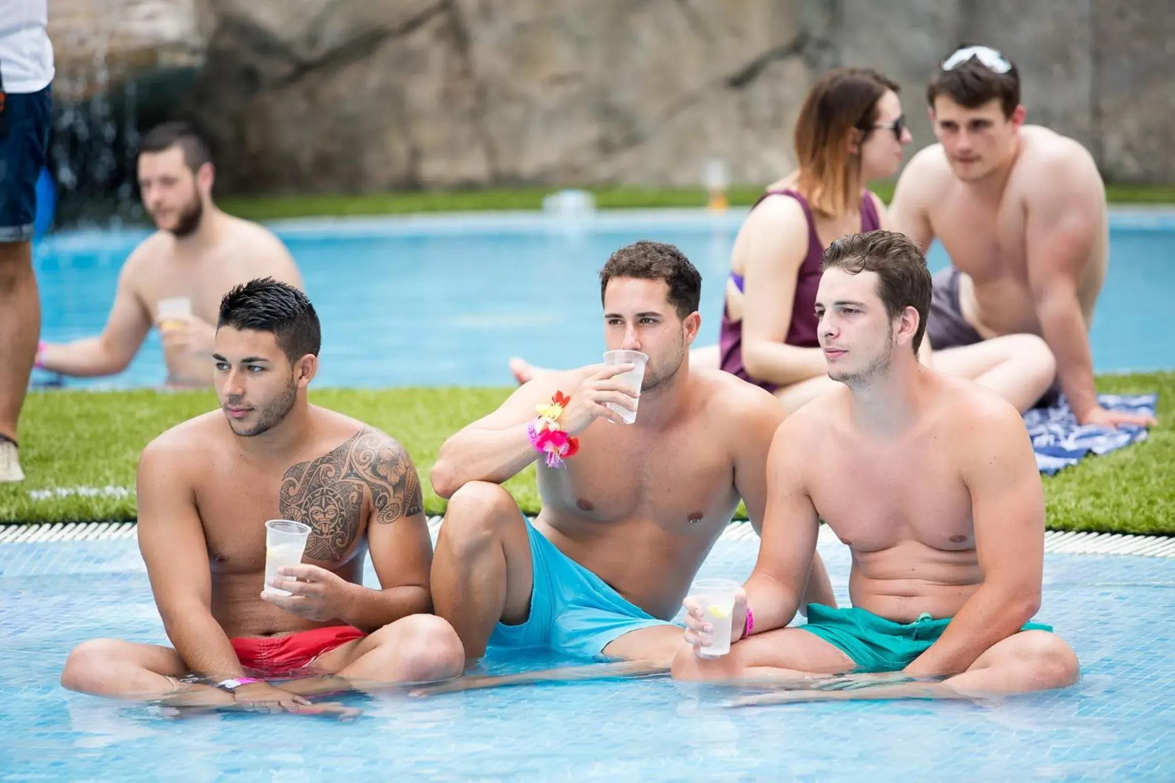 Swimming pool in BC Music Resort Swimming pool in BC Music Resort