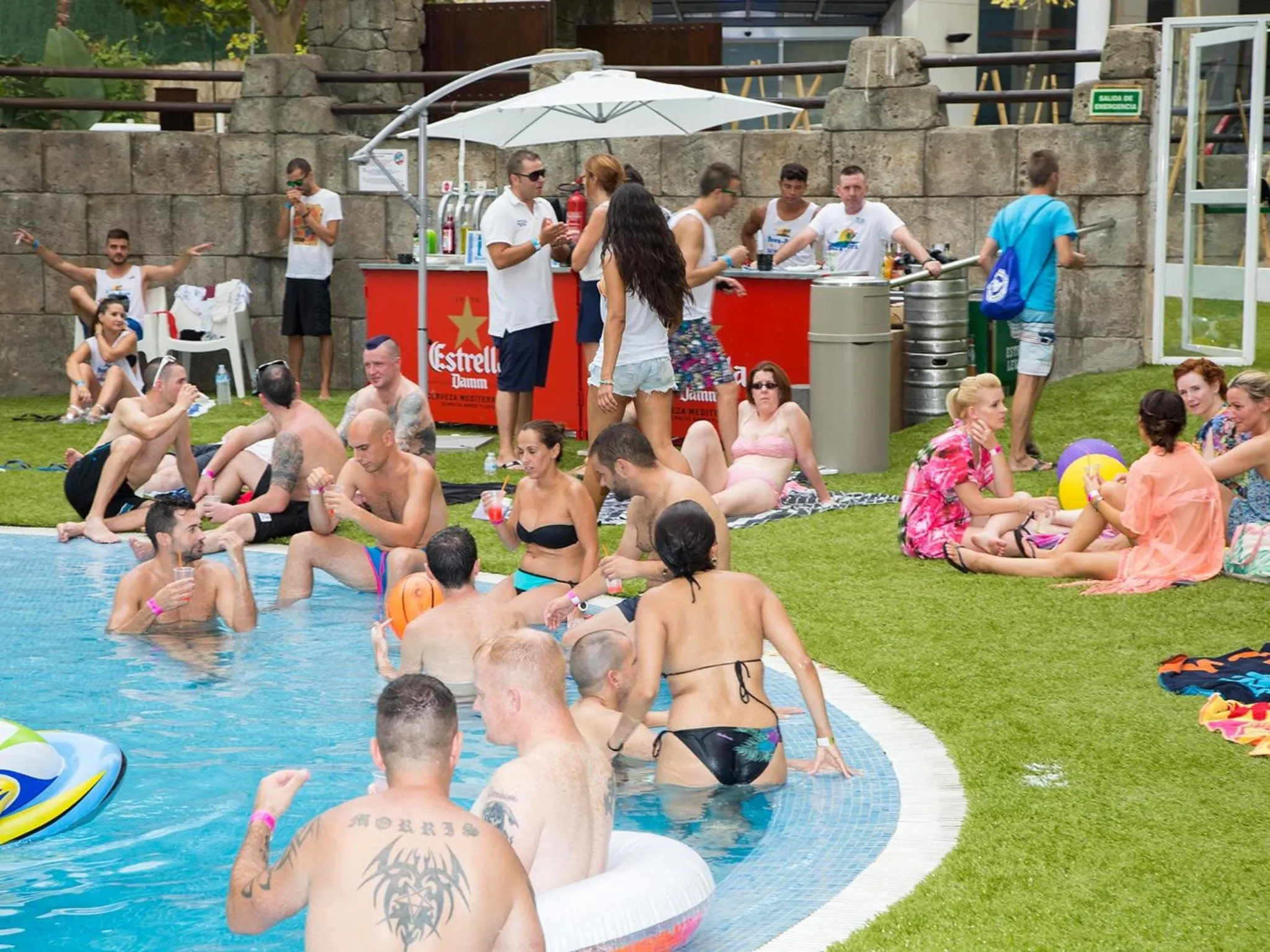 Swimming pool in BC Music Resort