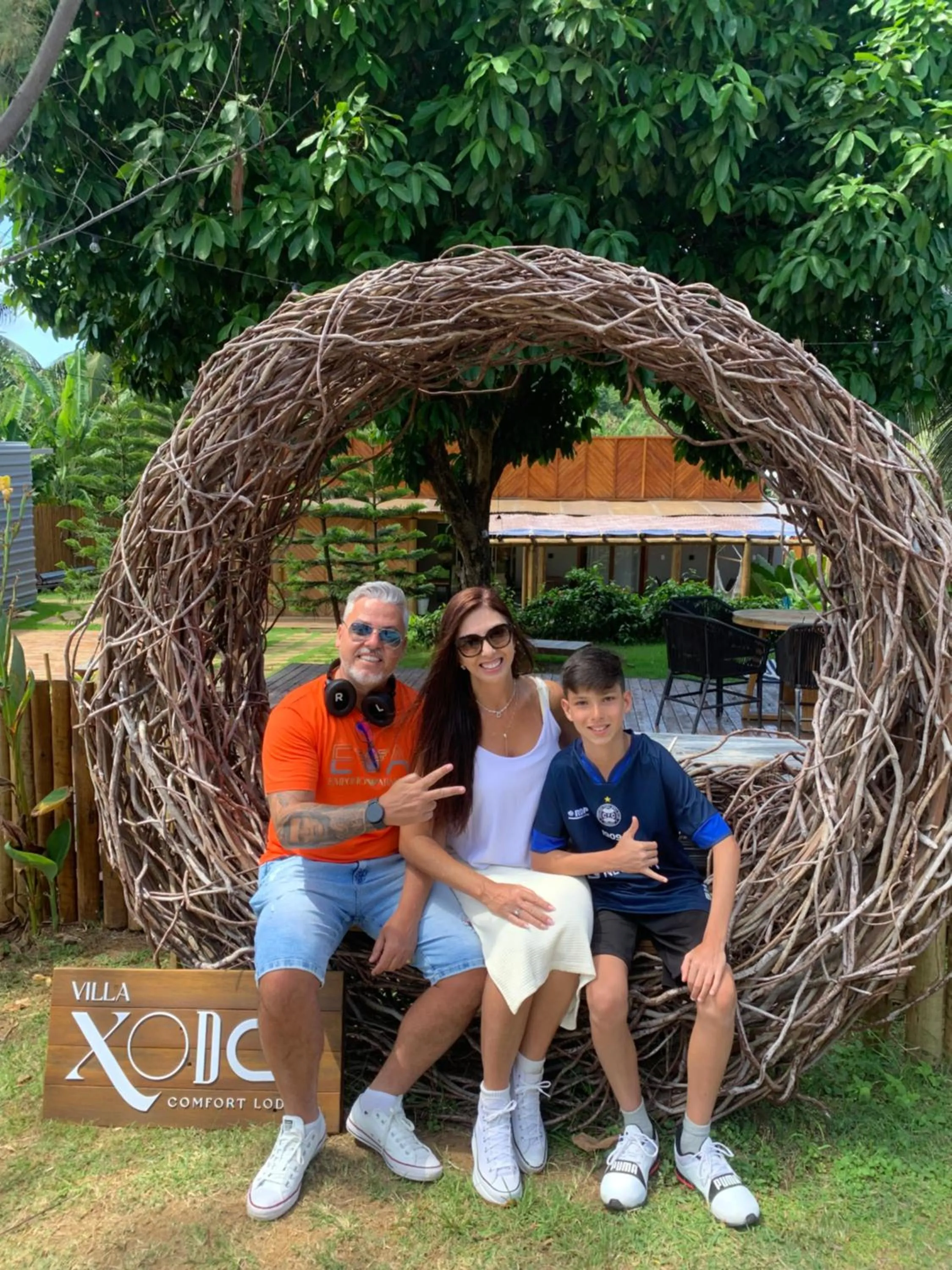 Natural landscape in Villa Xodó